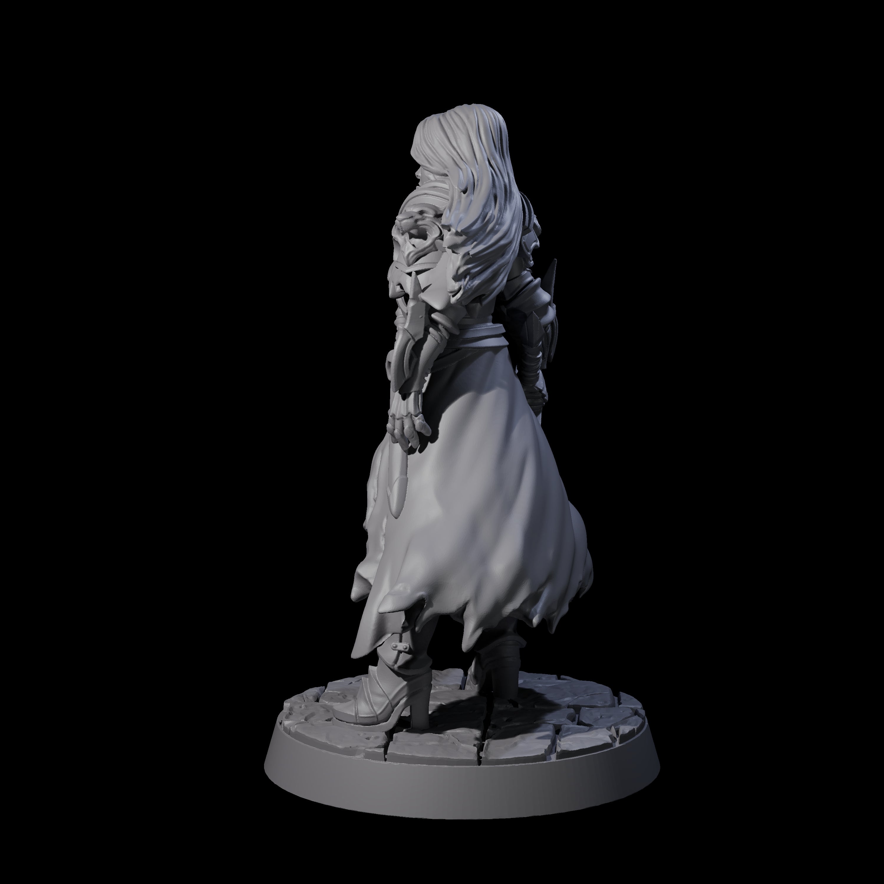 Unstoppable Armoured Fighter Miniature for Dungeons and Dragons, Pathfinder or other TTRPGs