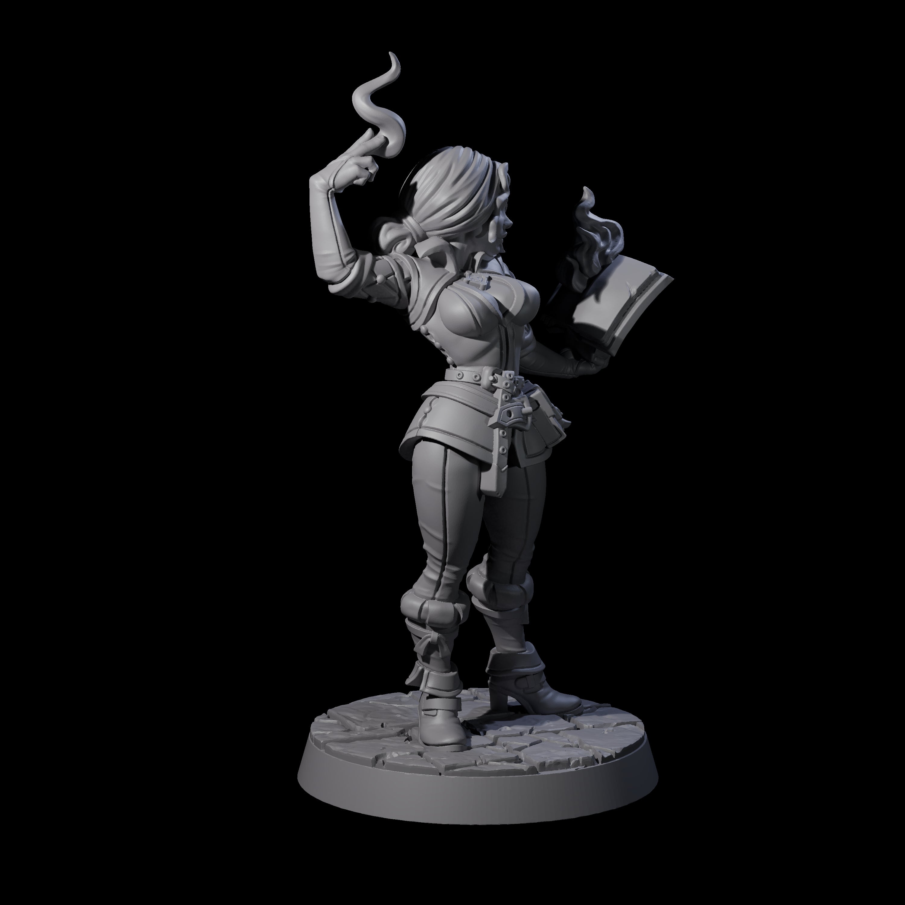 Valiant Conjurer Miniature for Dungeons and Dragons, Pathfinder or other TTRPGs