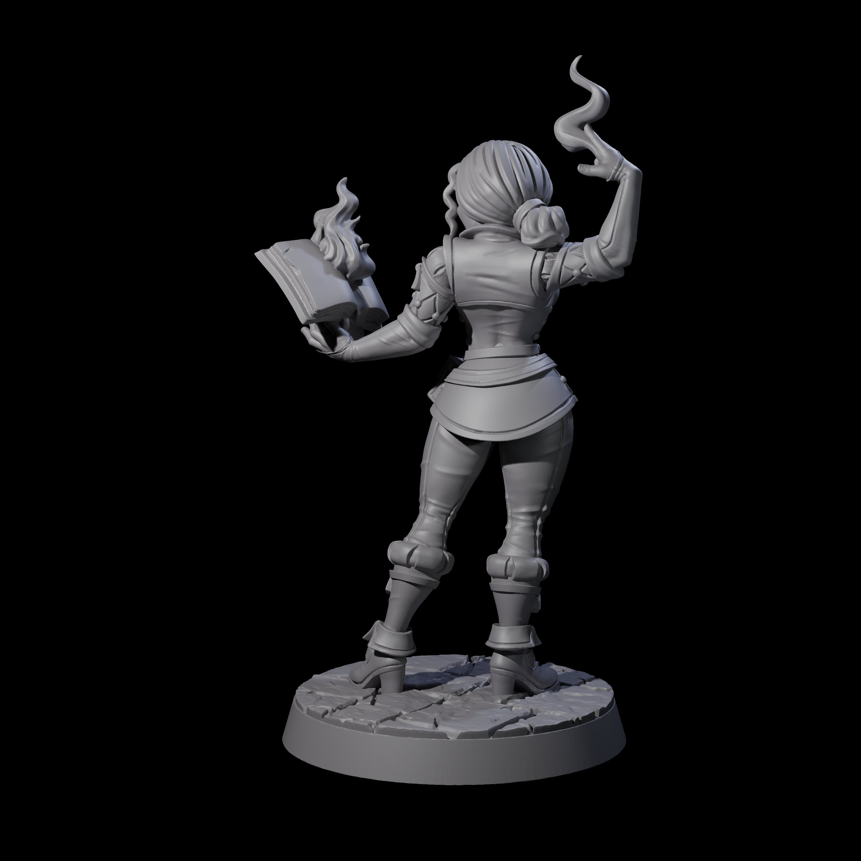 Valiant Conjurer Miniature for Dungeons and Dragons, Pathfinder or other TTRPGs