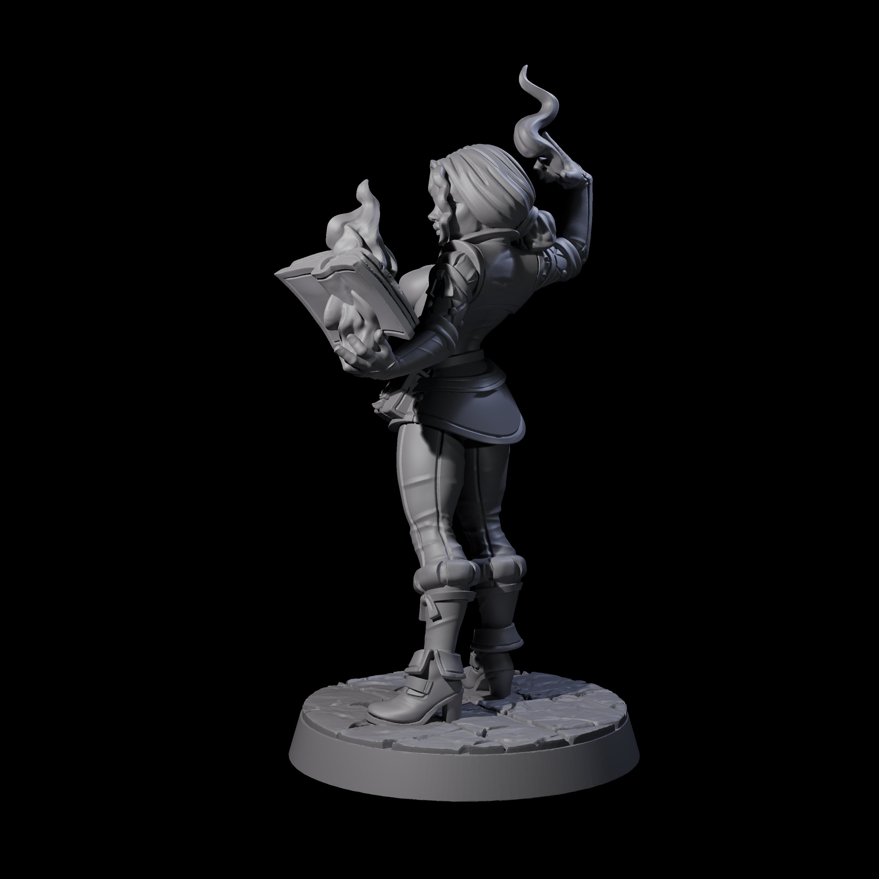 Valiant Conjurer Miniature for Dungeons and Dragons, Pathfinder or other TTRPGs