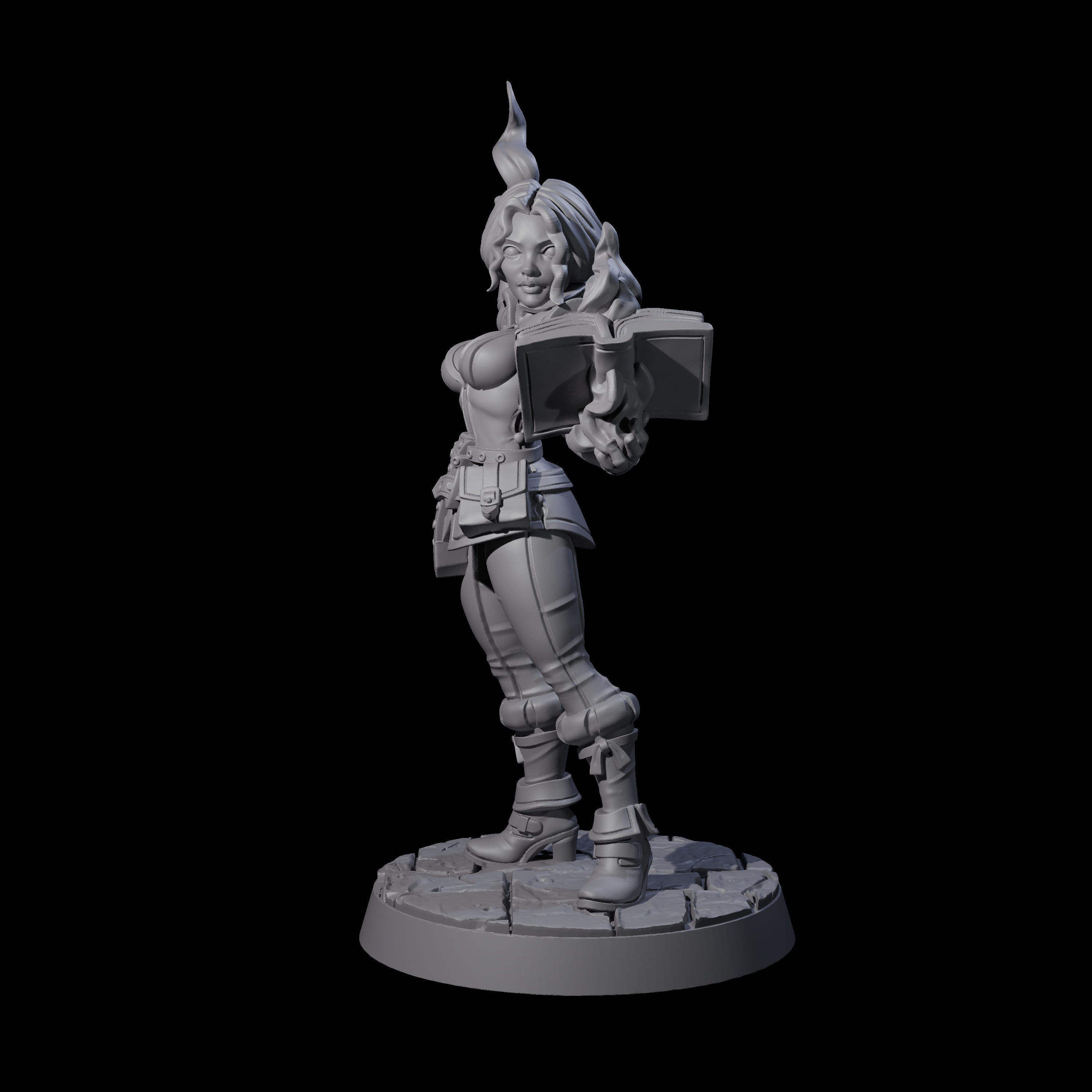 Valiant Conjurer Miniature for Dungeons and Dragons, Pathfinder or other TTRPGs