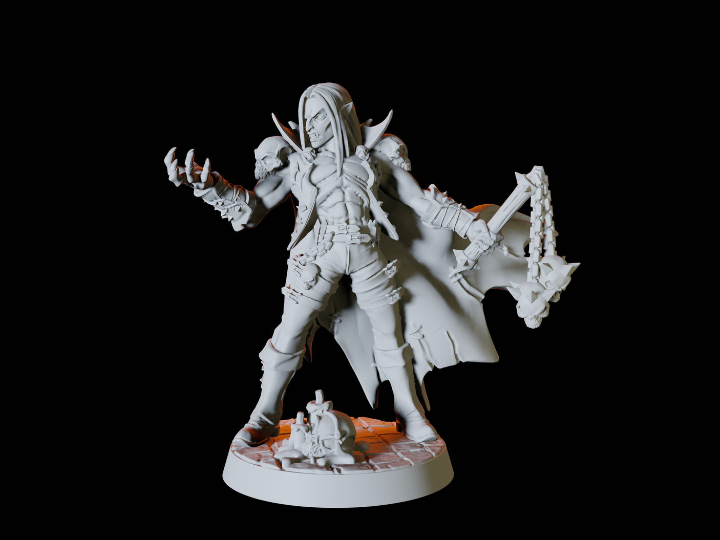 Vampire Army - Six Soldiers Miniature for Dungeons and Dragons, Pathfinder or other TTRPGs