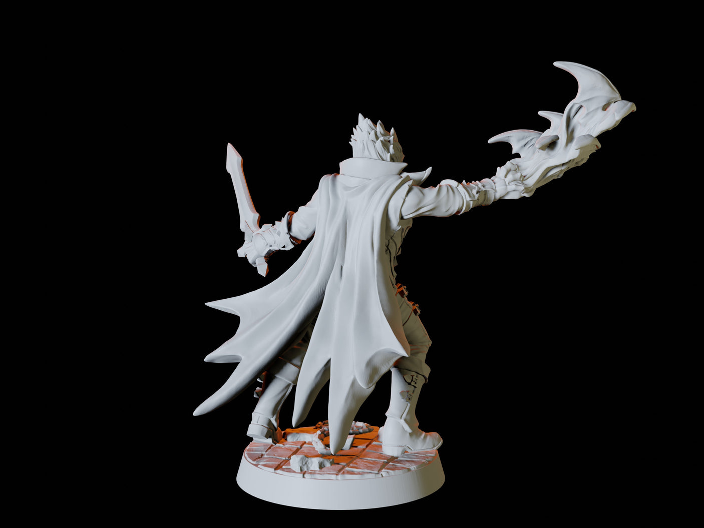 Vampire Army - Six Soldiers Miniature for Dungeons and Dragons, Pathfinder or other TTRPGs
