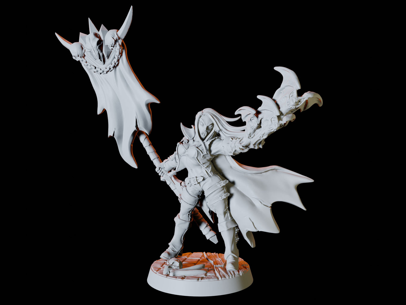 Vampire Army - Six Soldiers Miniature for Dungeons and Dragons, Pathfinder or other TTRPGs