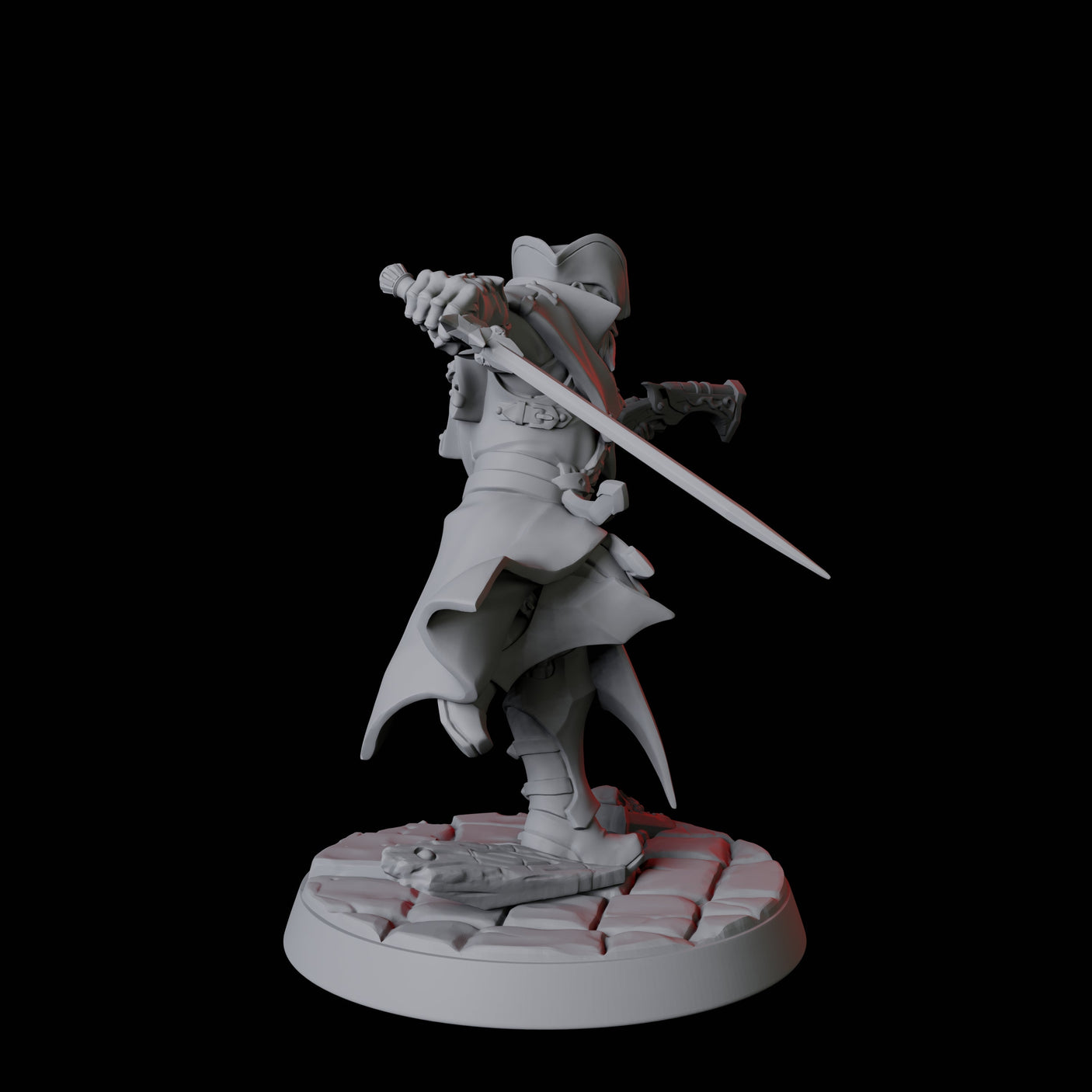 Vampire Hunter A Miniature for Dungeons and Dragons, Pathfinder or other TTRPGs