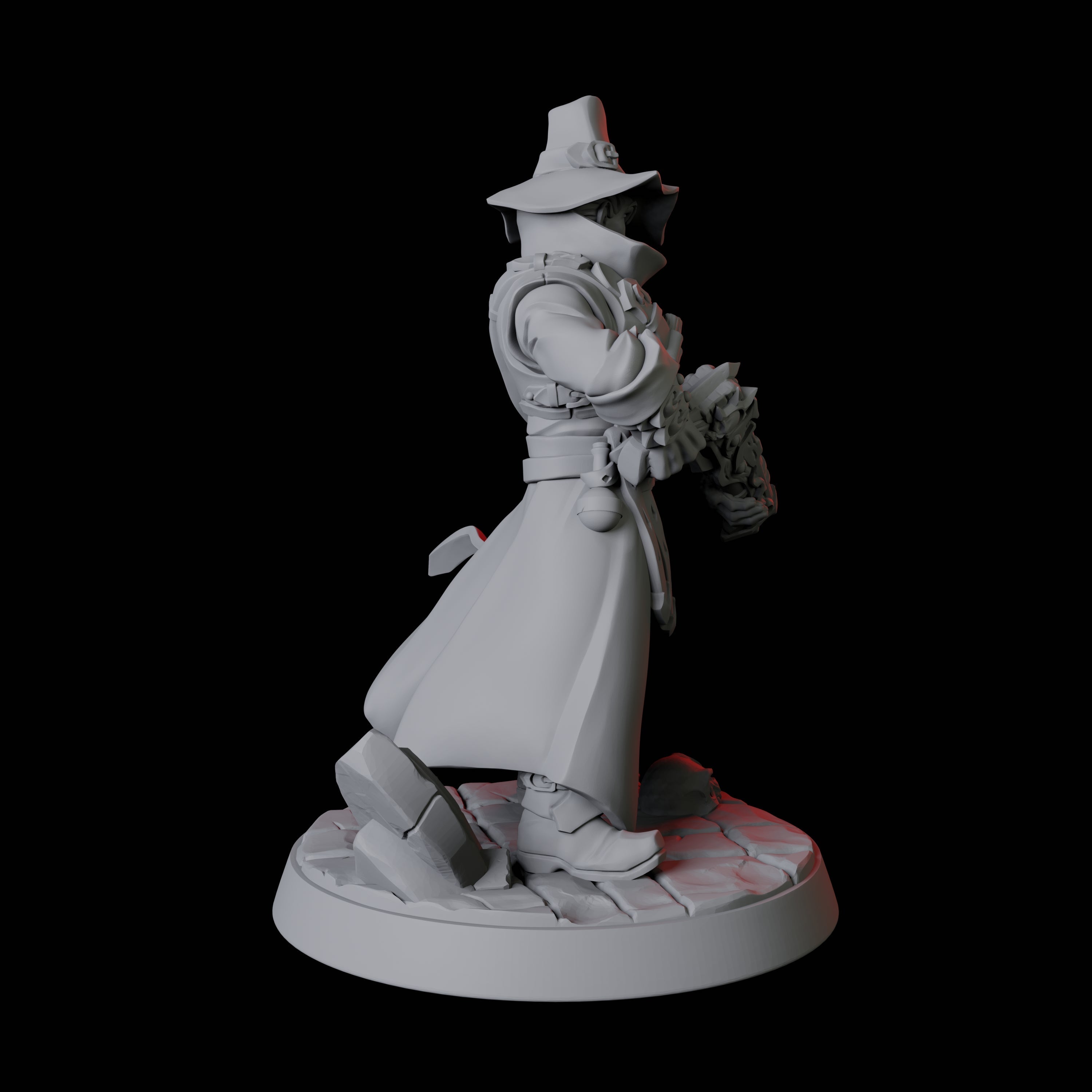 Vampire Hunter C Miniature for Dungeons and Dragons, Pathfinder or other TTRPGs