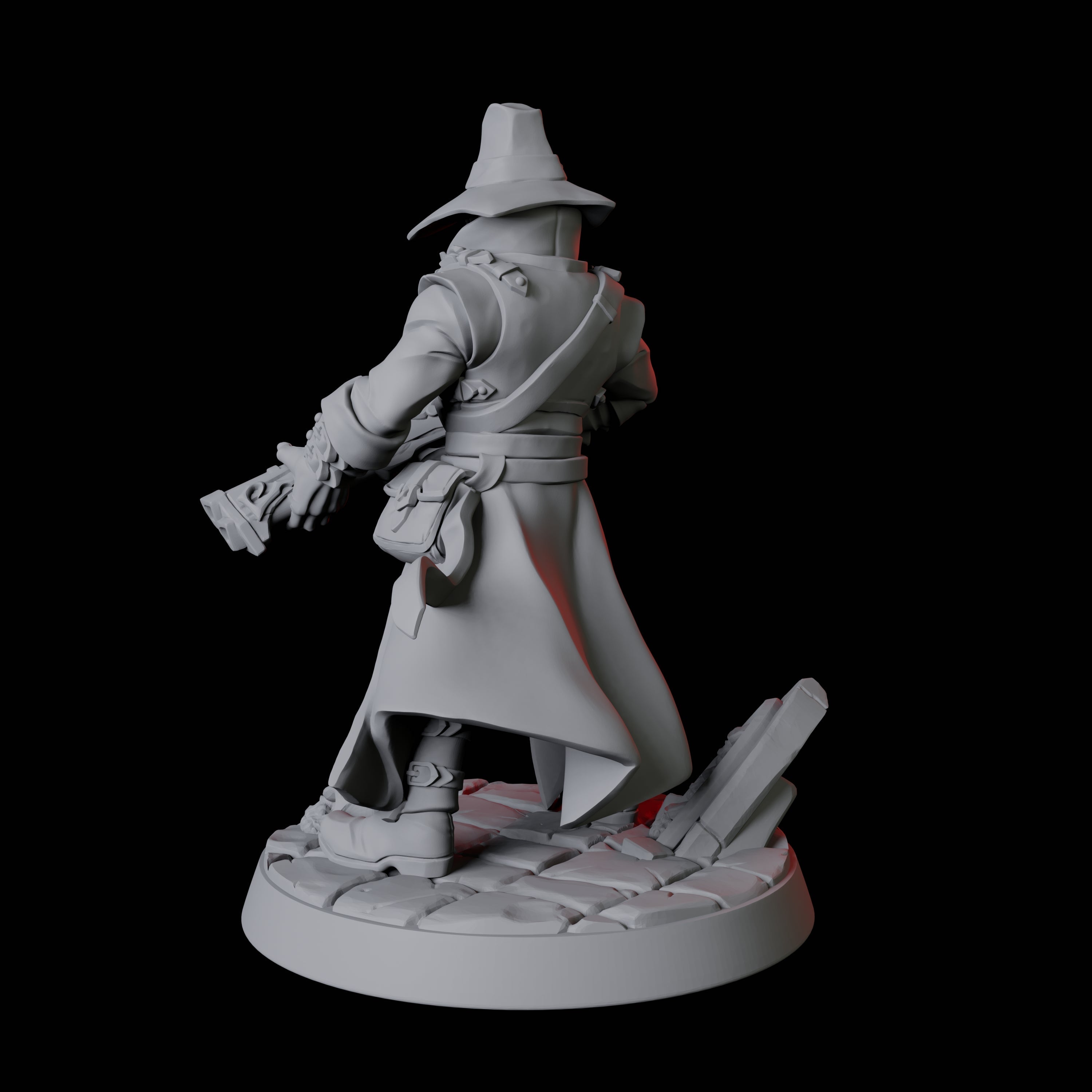 Vampire Hunter C Miniature for Dungeons and Dragons, Pathfinder or other TTRPGs