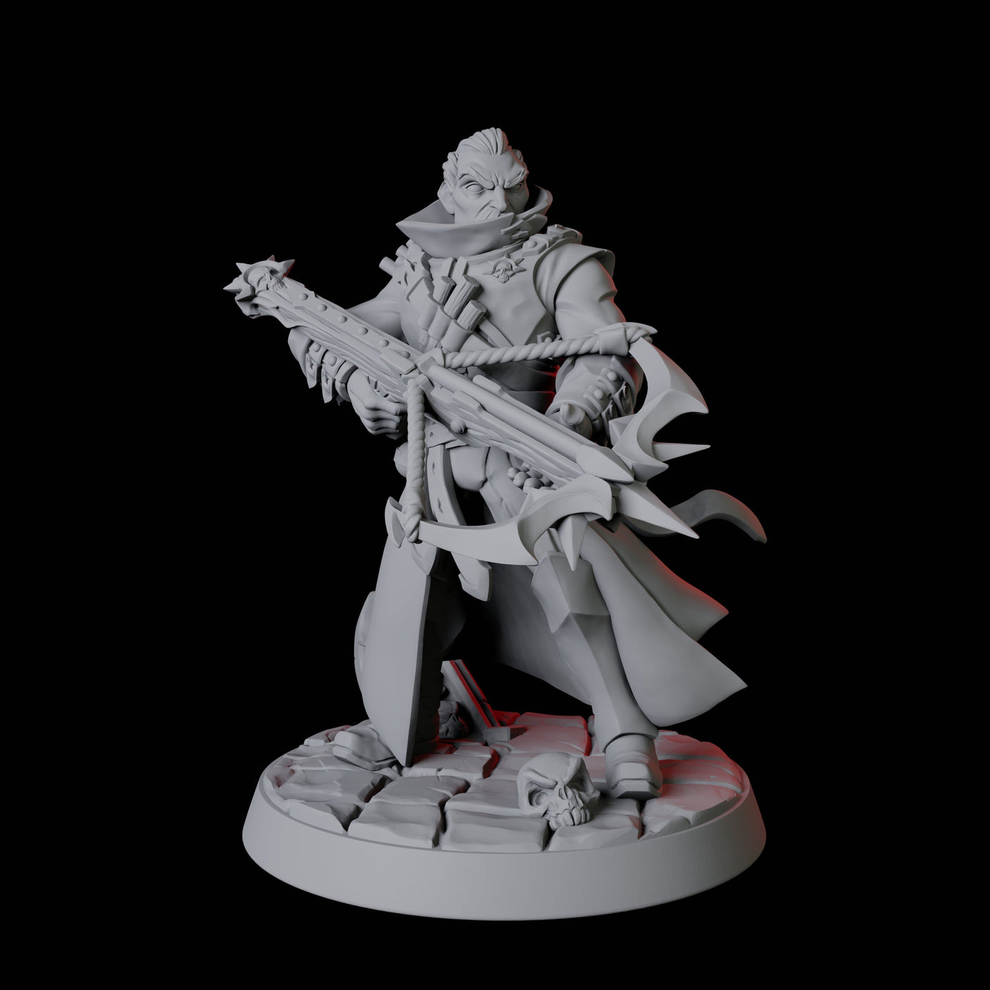 Vampire Hunter C Miniature for Dungeons and Dragons, Pathfinder or other TTRPGs