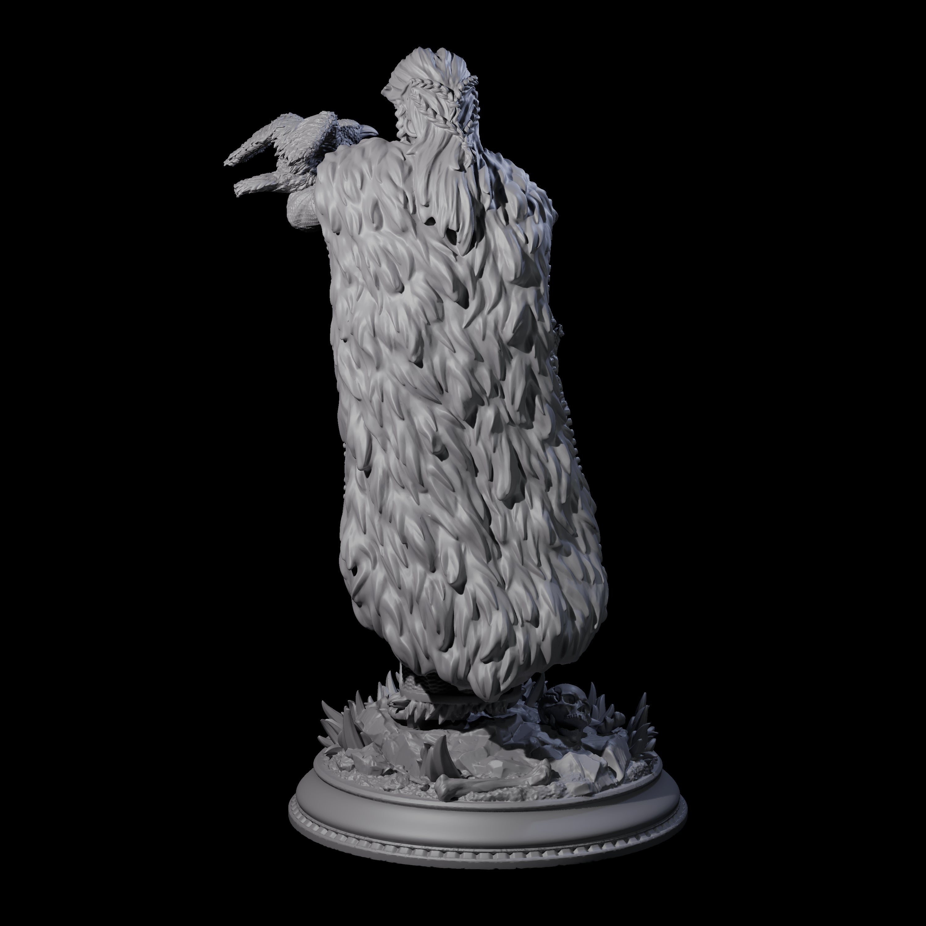 Vampire Raven Master Miniature for Dungeons and Dragons, Pathfinder or other TTRPGs