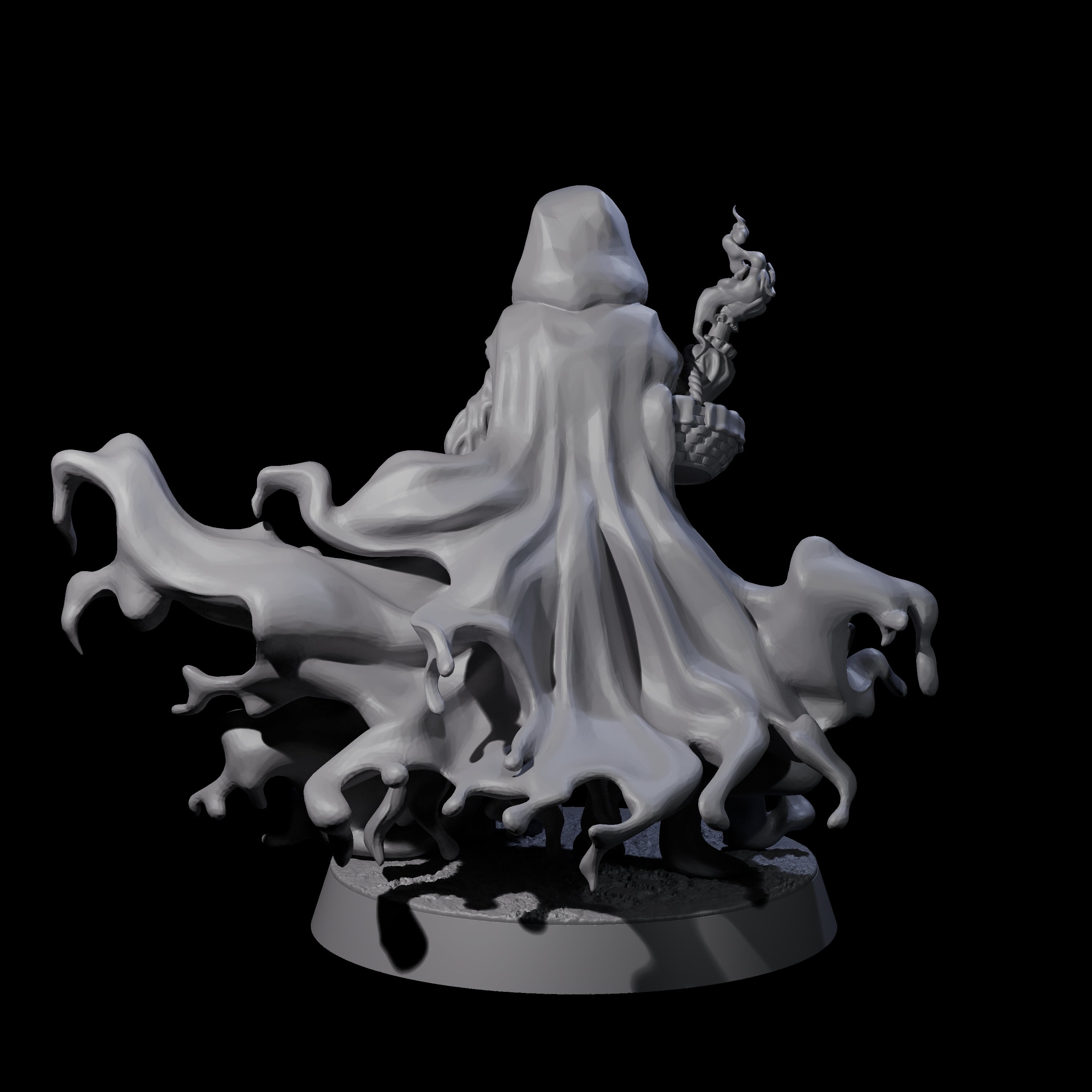 Vampiric Red Riding Hood Miniature for Dungeons and Dragons, Pathfinder or other TTRPGs