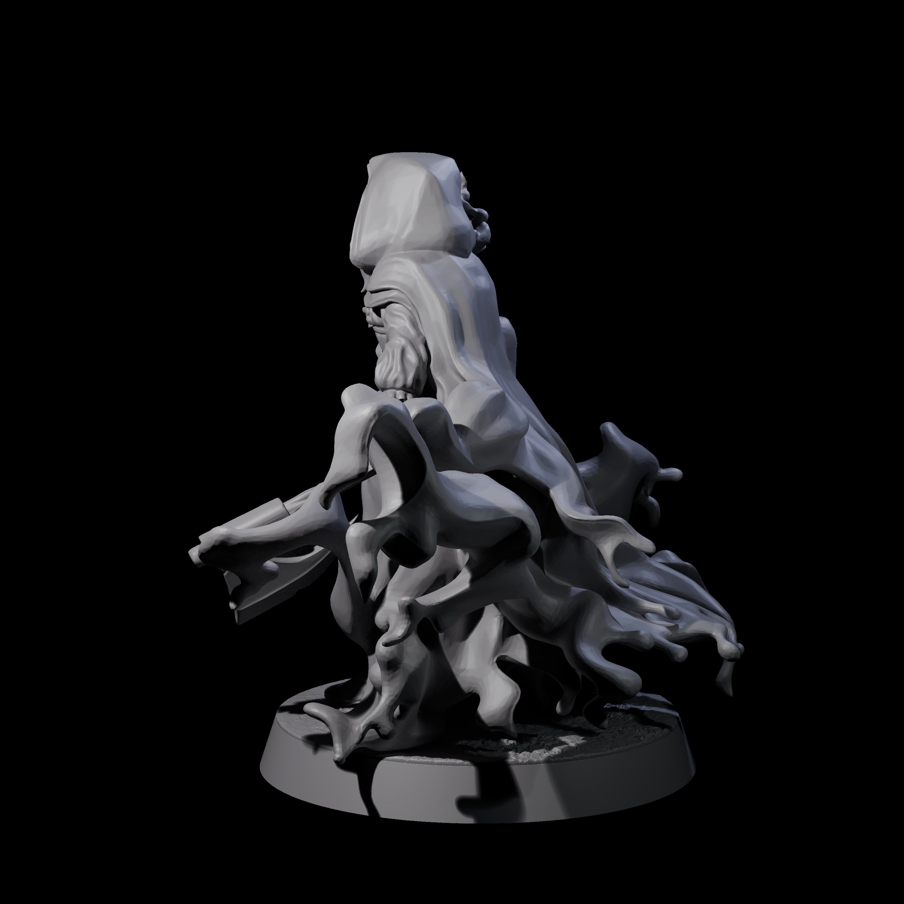 Vampiric Red Riding Hood Miniature for Dungeons and Dragons, Pathfinder or other TTRPGs