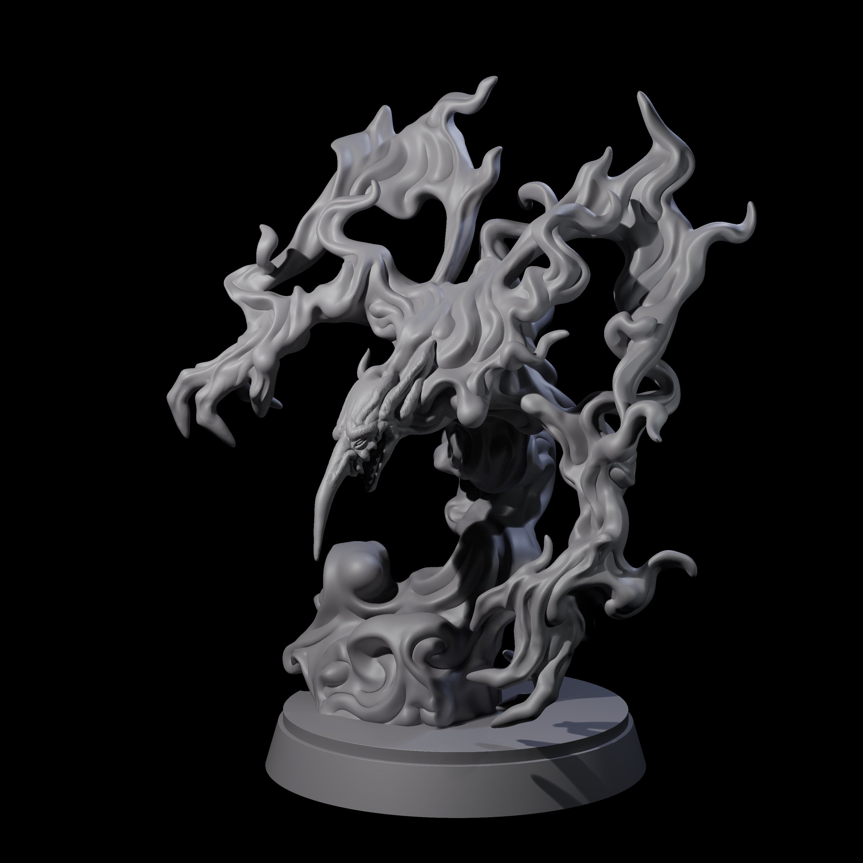 Vaporous Smoke Mephit Miniature for Dungeons and Dragons, Pathfinder or other TTRPGs
