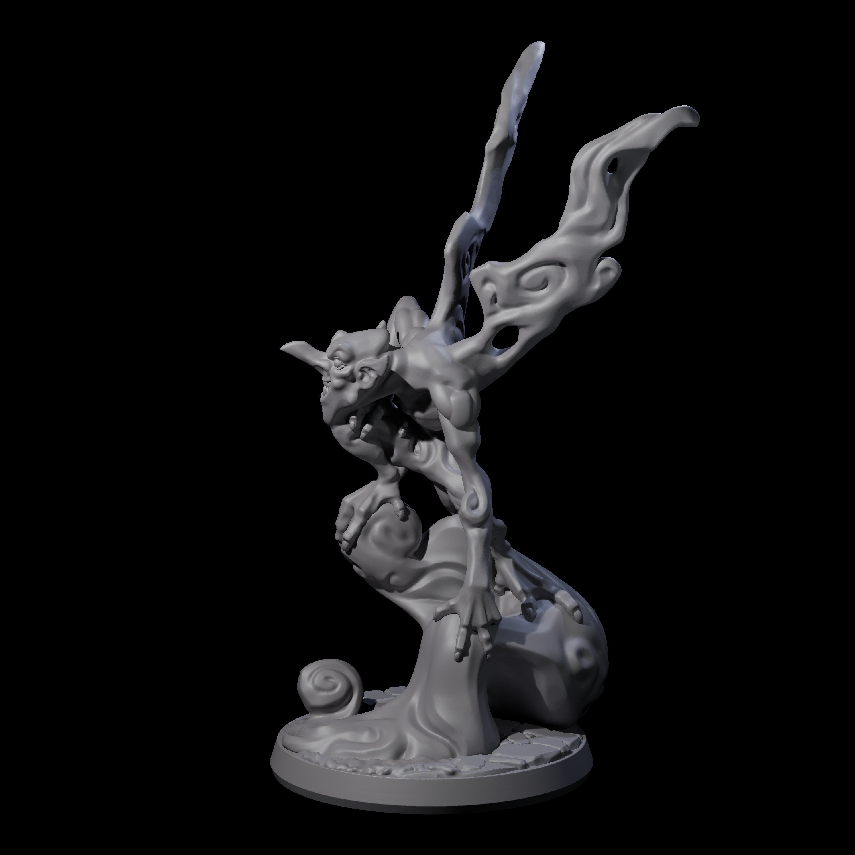 Vaporous Steam Mephit Miniature for Dungeons and Dragons, Pathfinder or other TTRPGs