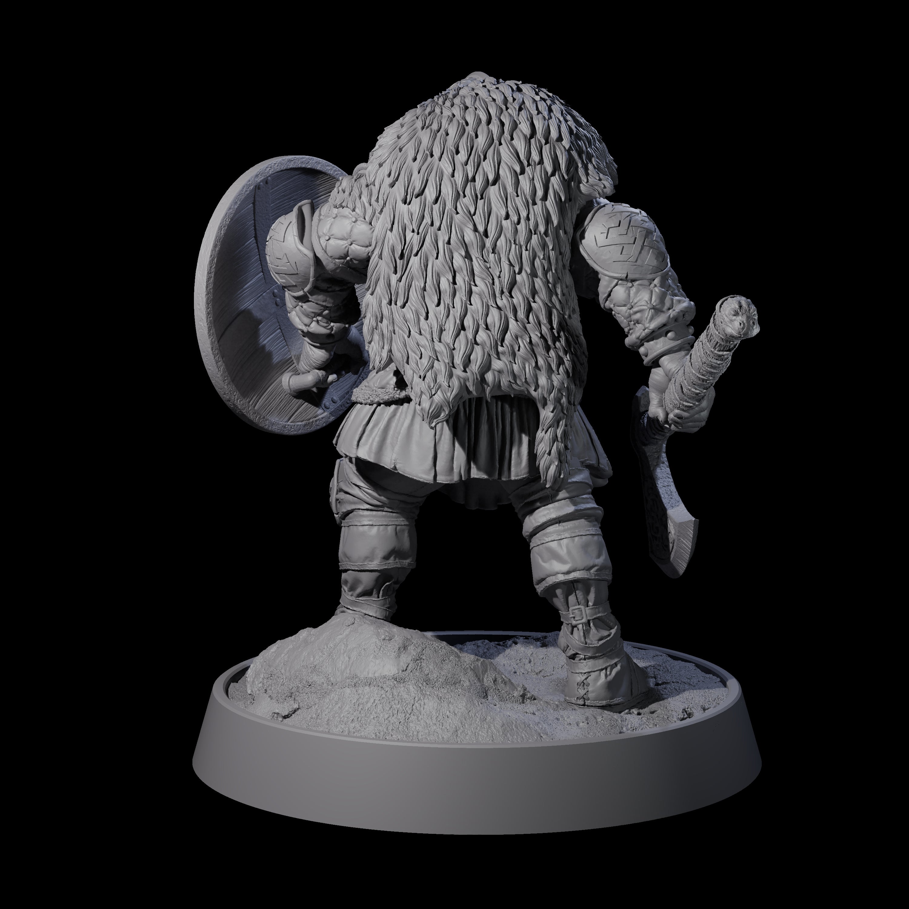 Veteran Viking Warrior A Miniature for Dungeons and Dragons, Pathfinder or other TTRPGs