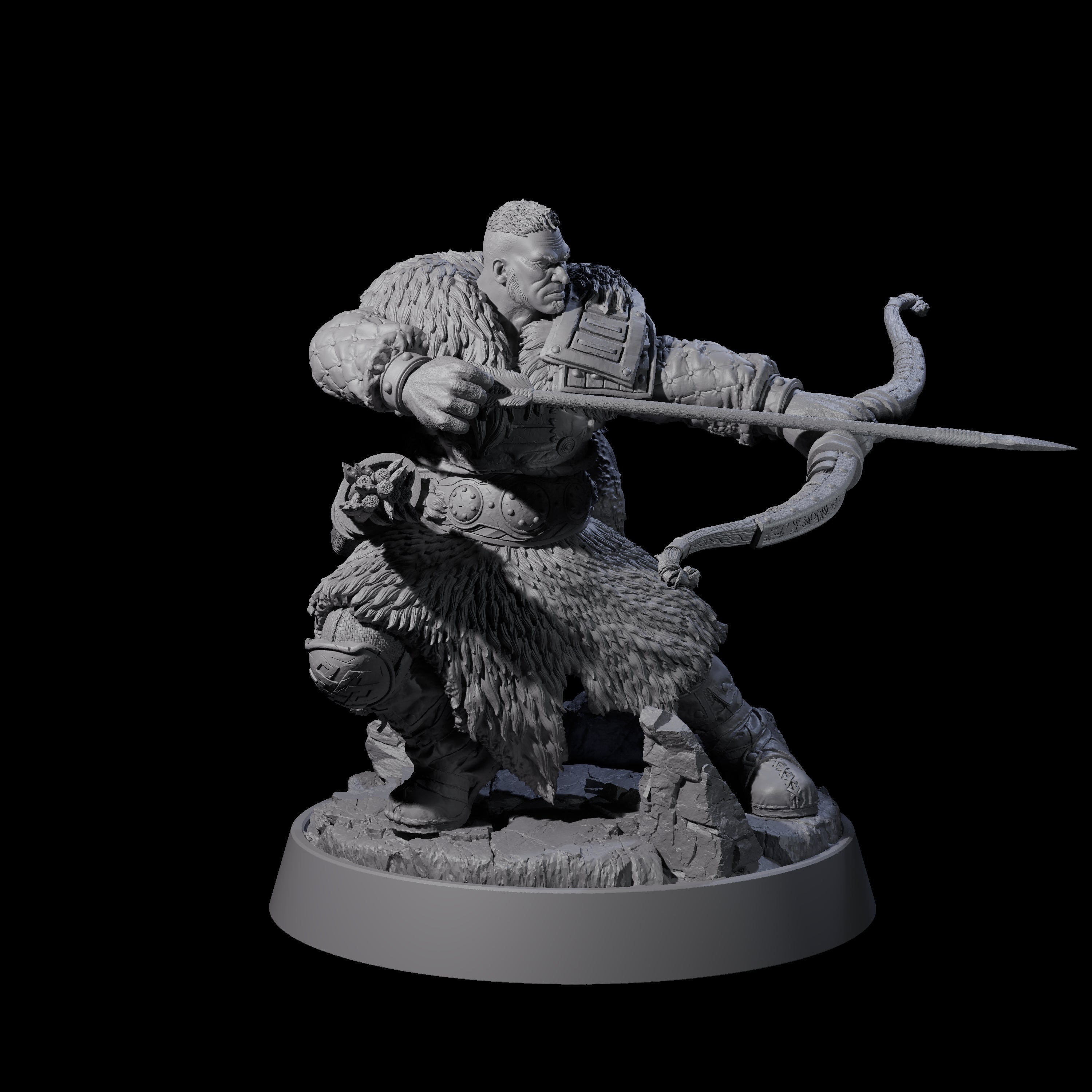 Veteran Viking Warrior E Miniature for Dungeons and Dragons, Pathfinder or other TTRPGs