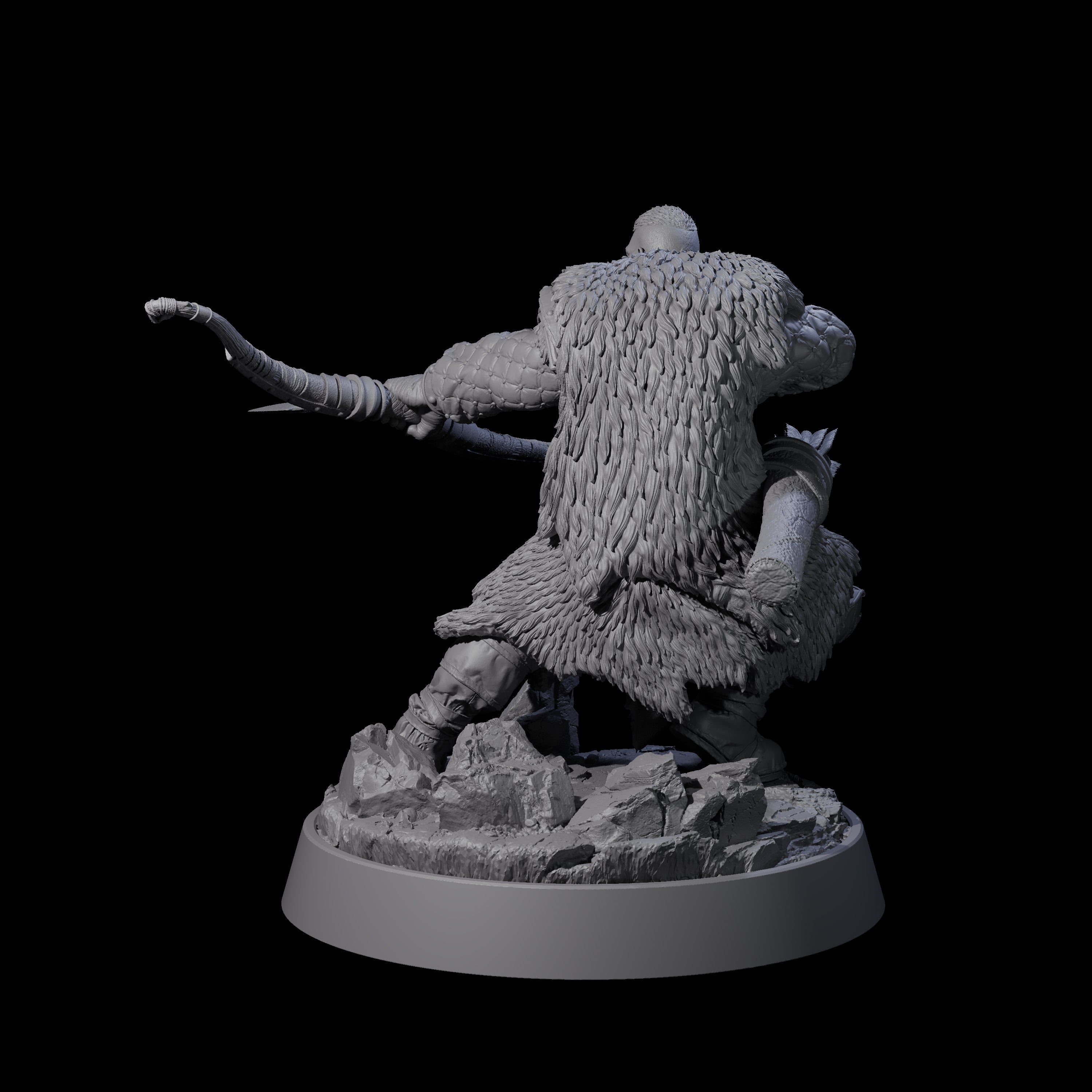 Veteran Viking Warrior E Miniature for Dungeons and Dragons, Pathfinder or other TTRPGs