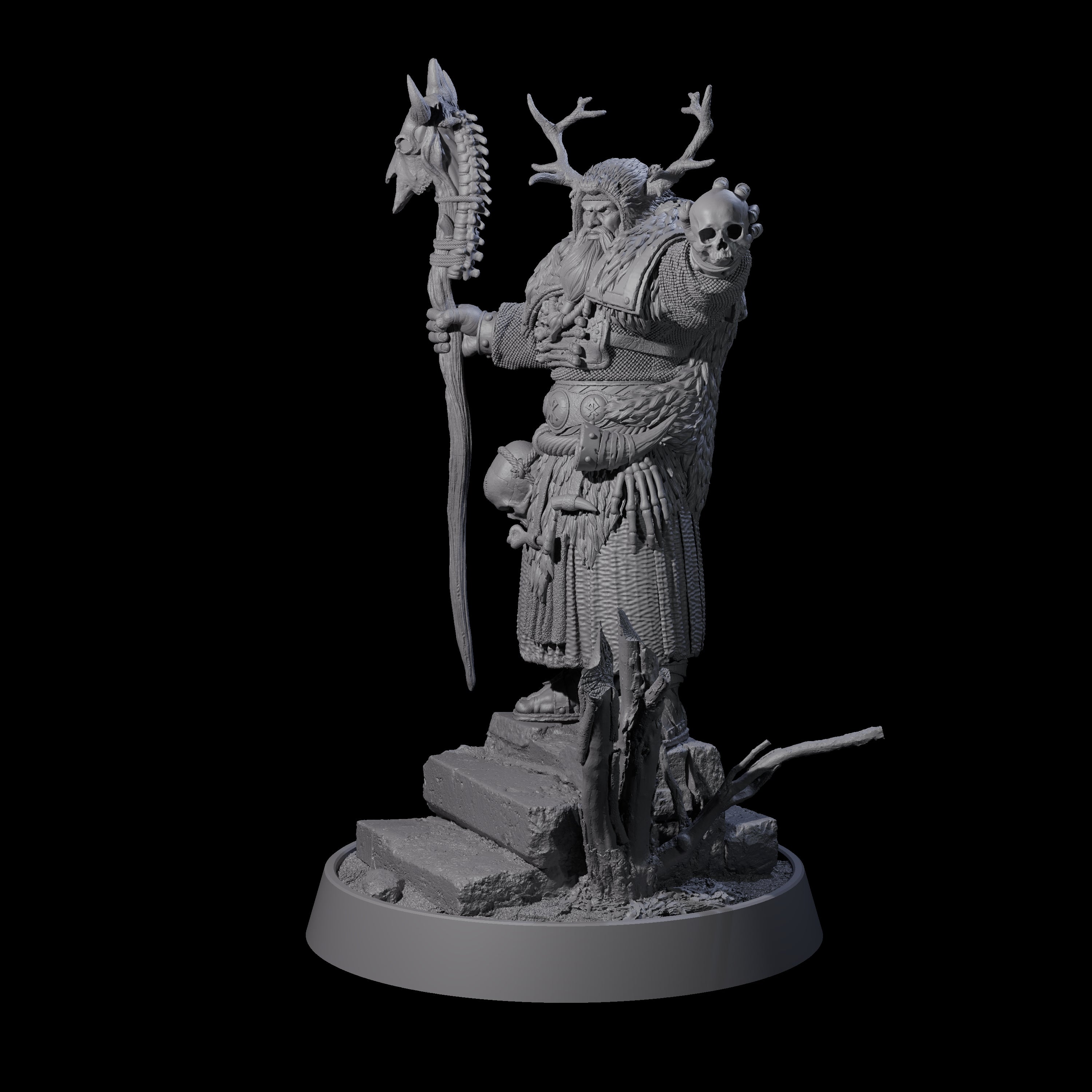 Veteran Viking Warrior G Miniature for Dungeons and Dragons, Pathfinder or other TTRPGs