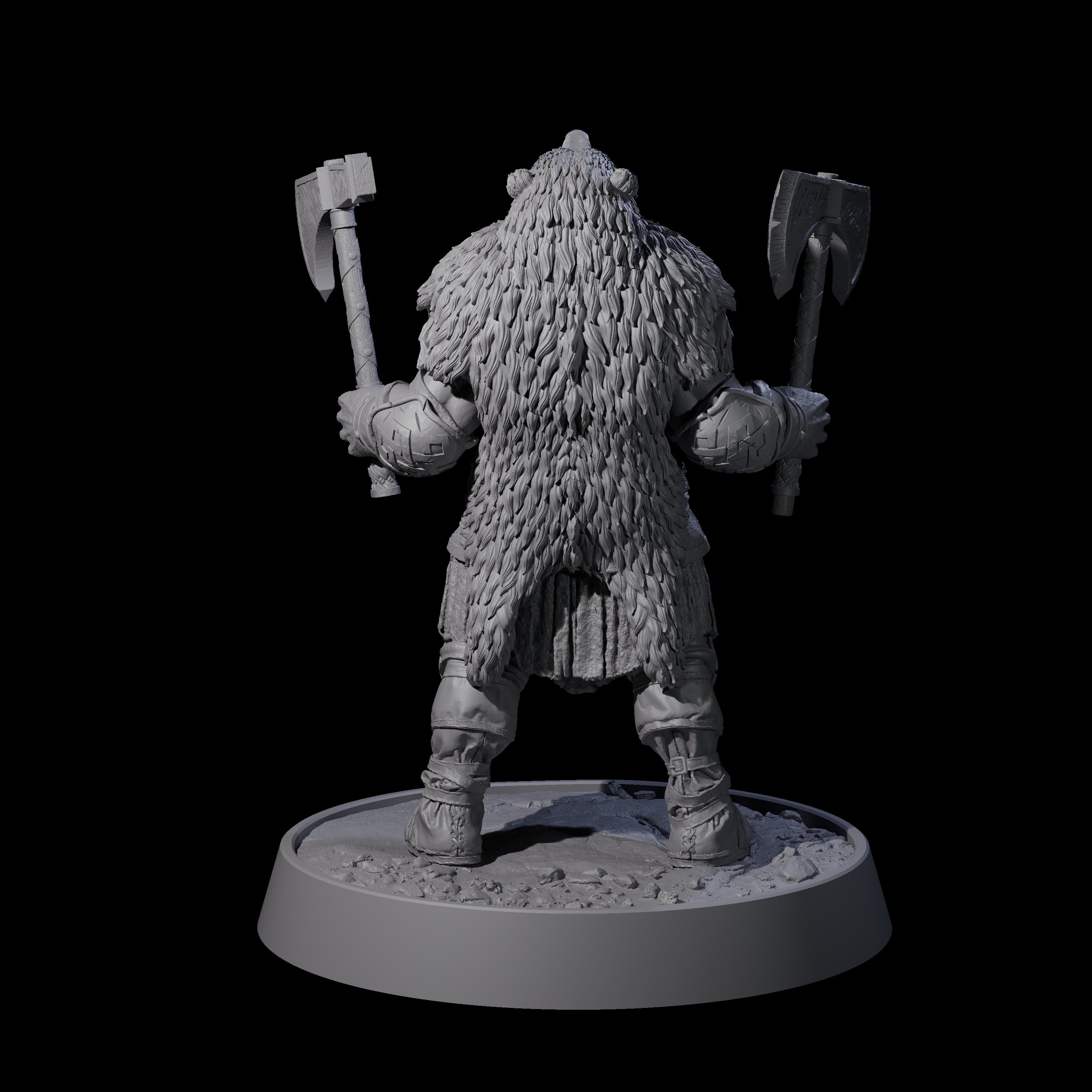 Veteran Viking Warrior K Miniature for Dungeons and Dragons, Pathfinder or other TTRPGs