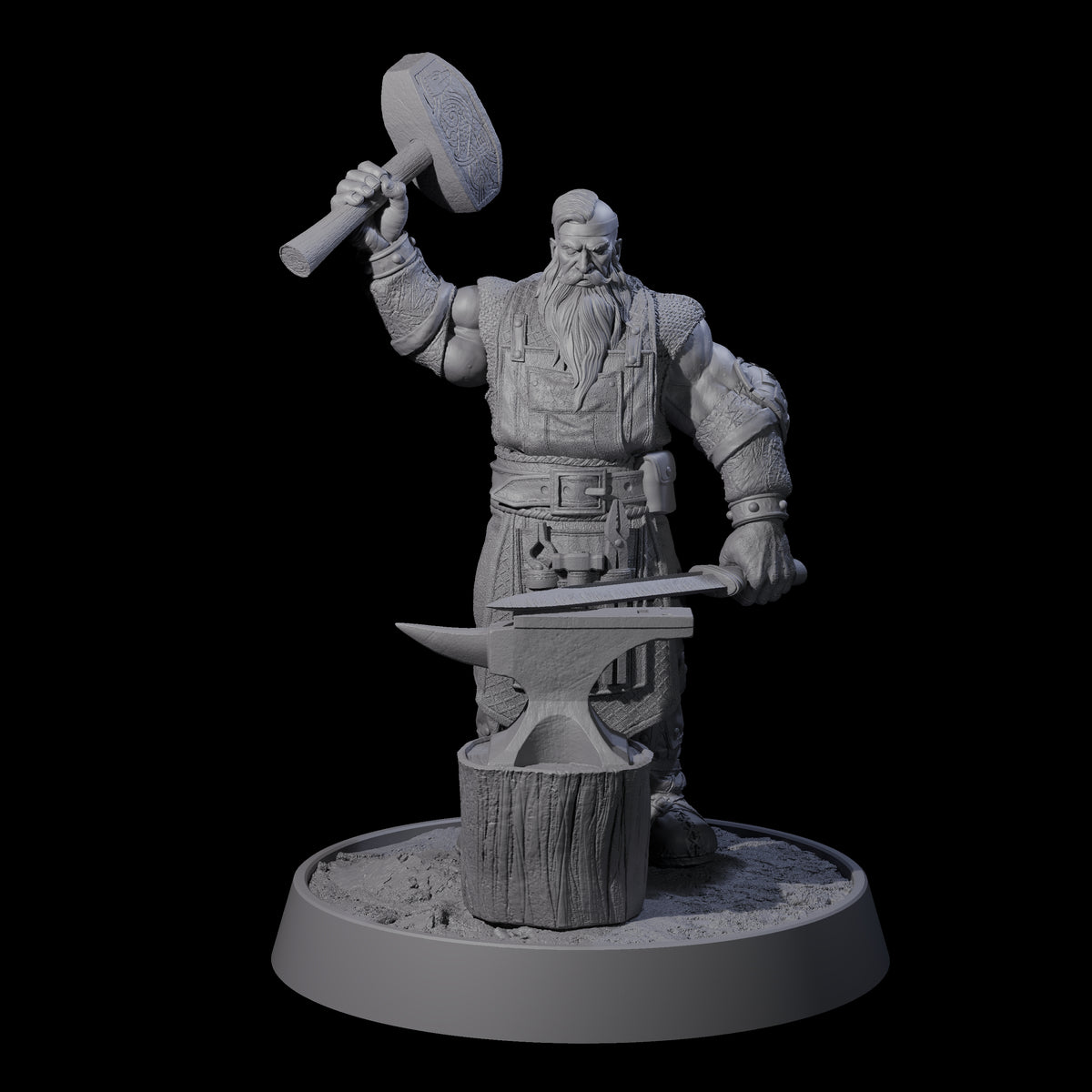 Veteran Viking Warriors Miniature for Dungeons and Dragons, Pathfinder or other TTRPGs