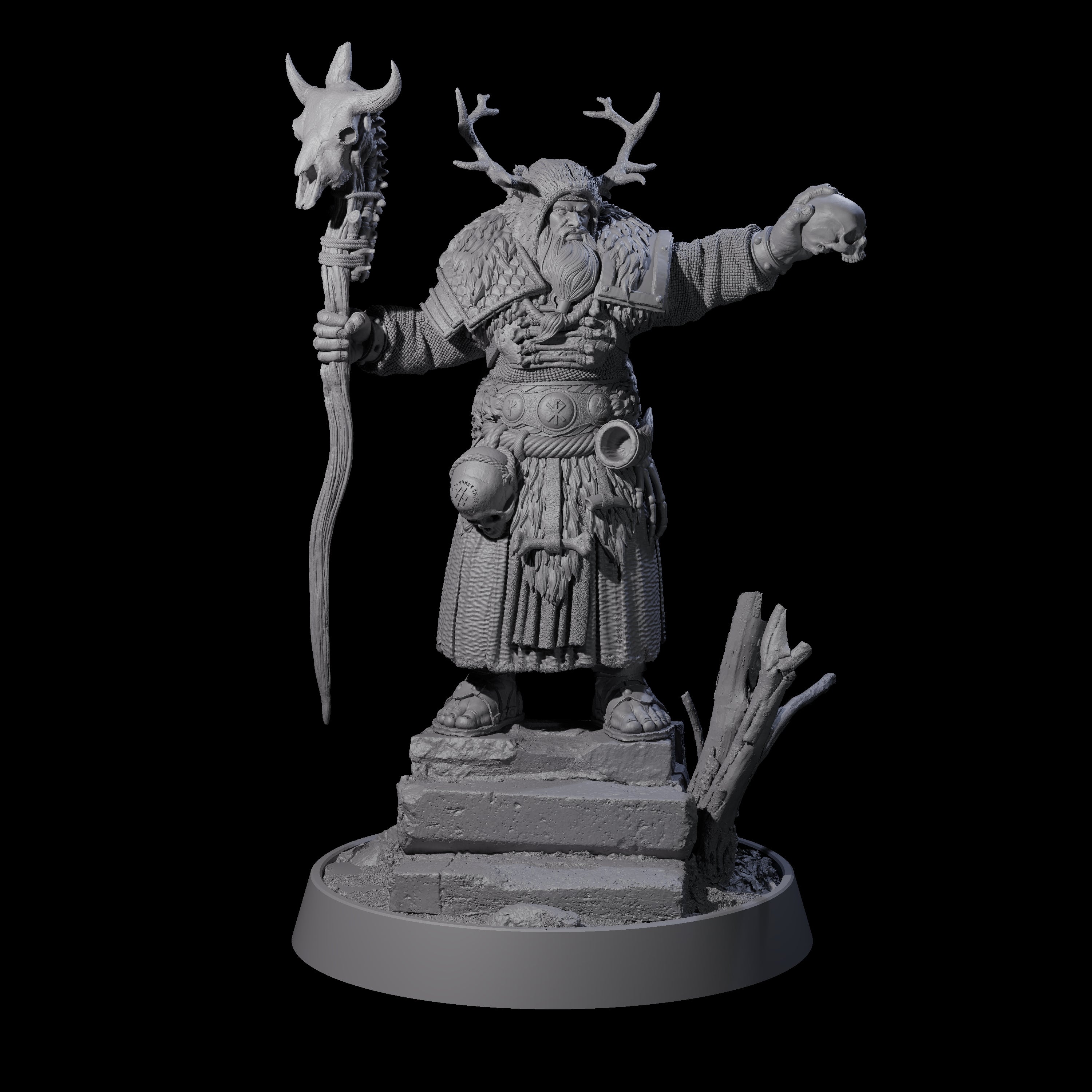 Veteran Viking Warriors Miniature for Dungeons and Dragons, Pathfinder or other TTRPGs
