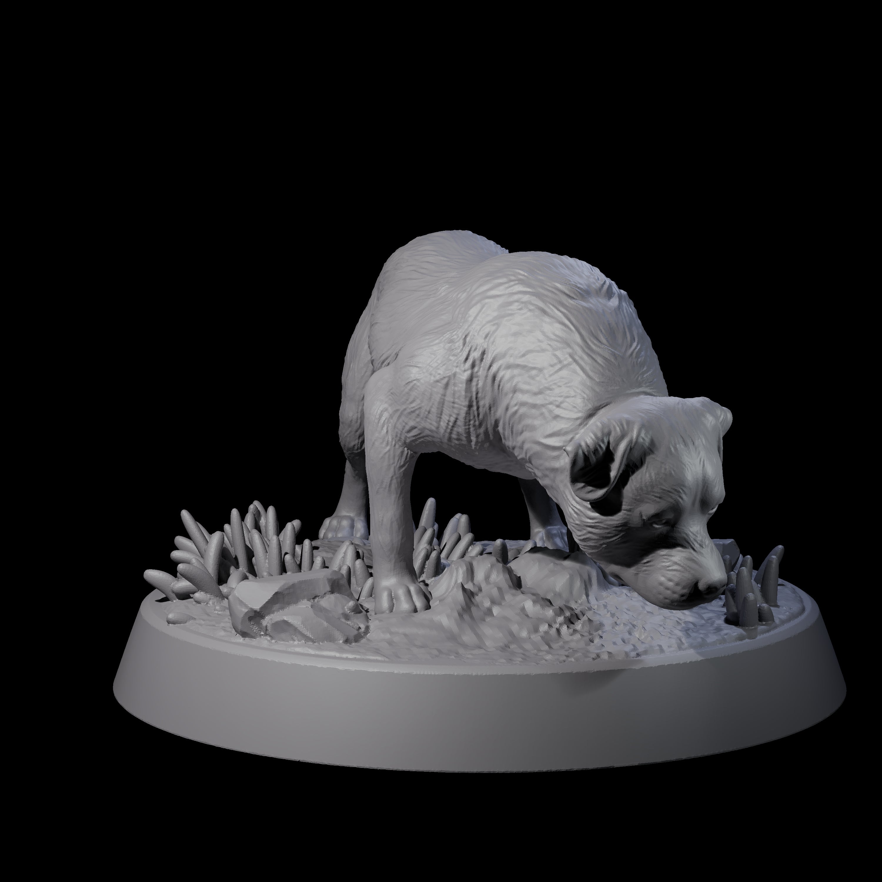 Vigilant Guard Dog B Miniature for Dungeons and Dragons, Pathfinder or other TTRPGs