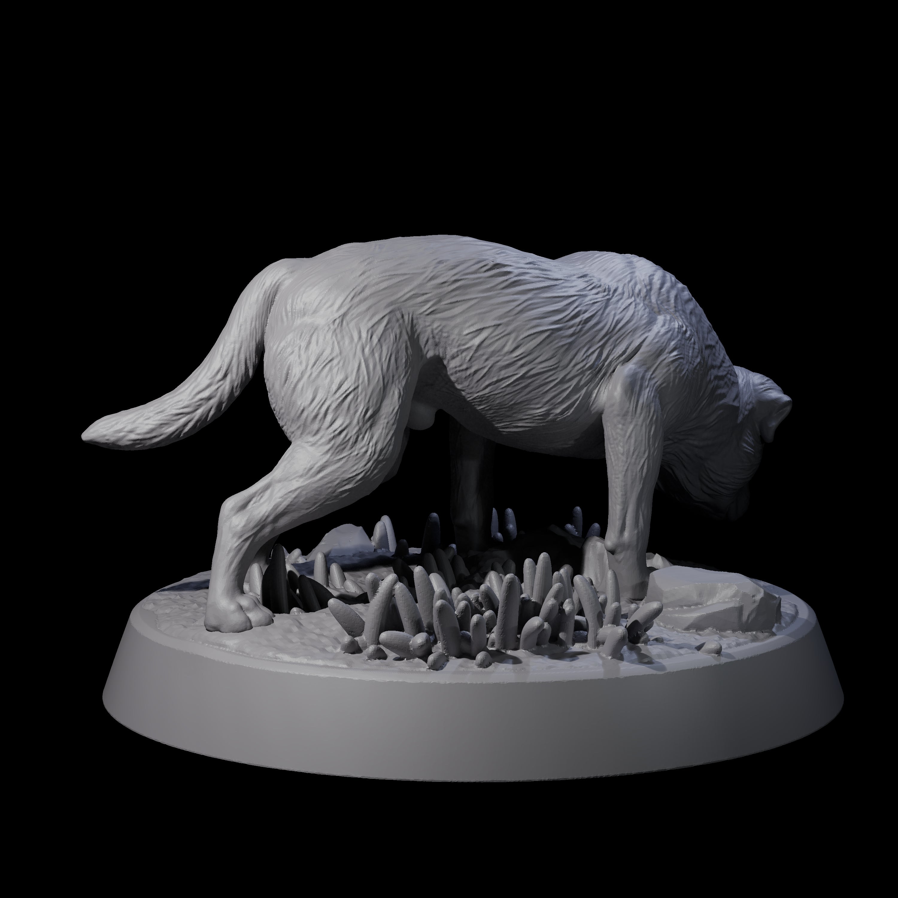 Vigilant Guard Dog B Miniature for Dungeons and Dragons, Pathfinder or other TTRPGs
