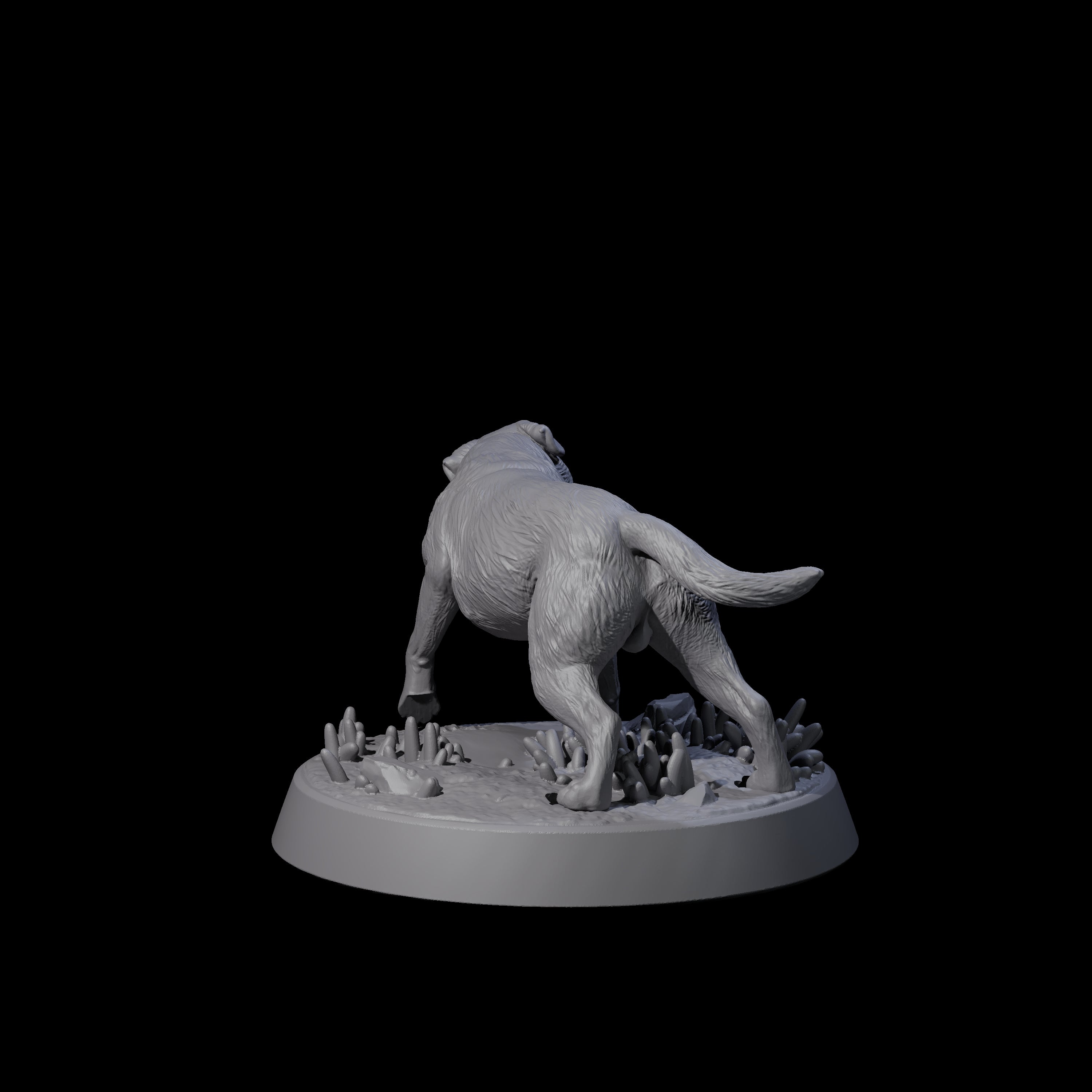 Vigilant Guard Dog C Miniature for Dungeons and Dragons, Pathfinder or other TTRPGs