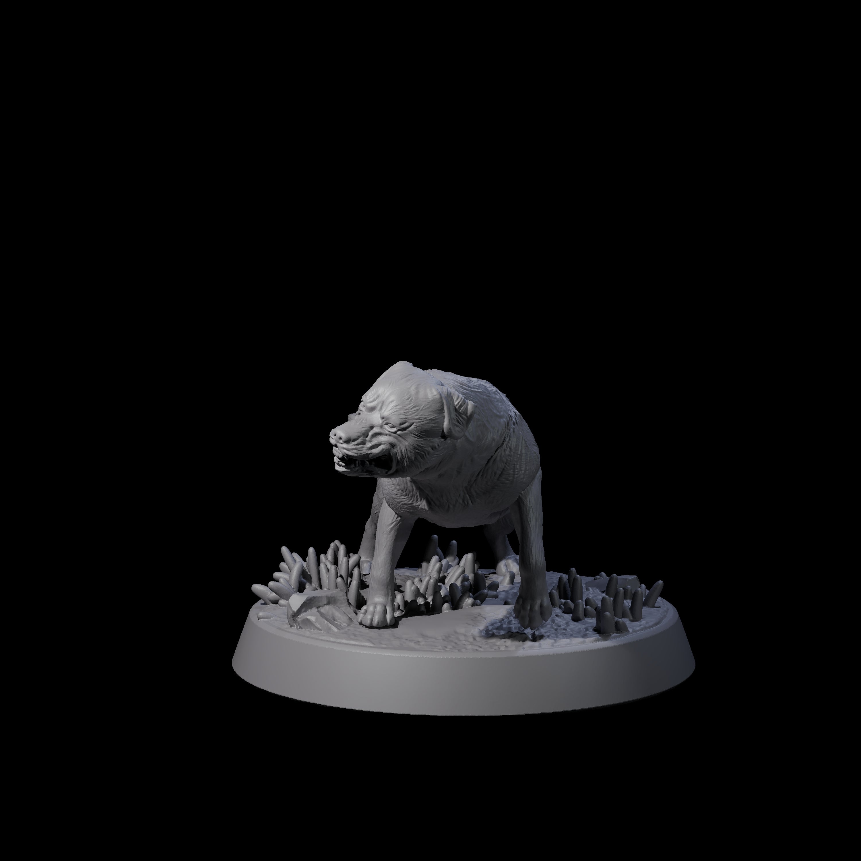 Vigilant Guard Dog C Miniature for Dungeons and Dragons, Pathfinder or other TTRPGs