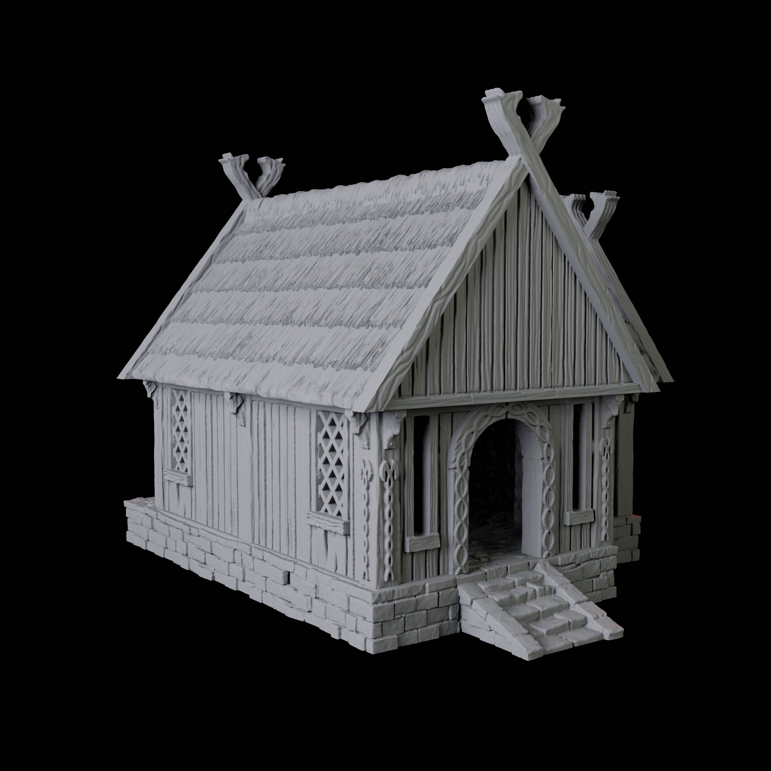 Villager's House - Saxonia Miniature for Dungeons and Dragons, Pathfinder or other TTRPGs