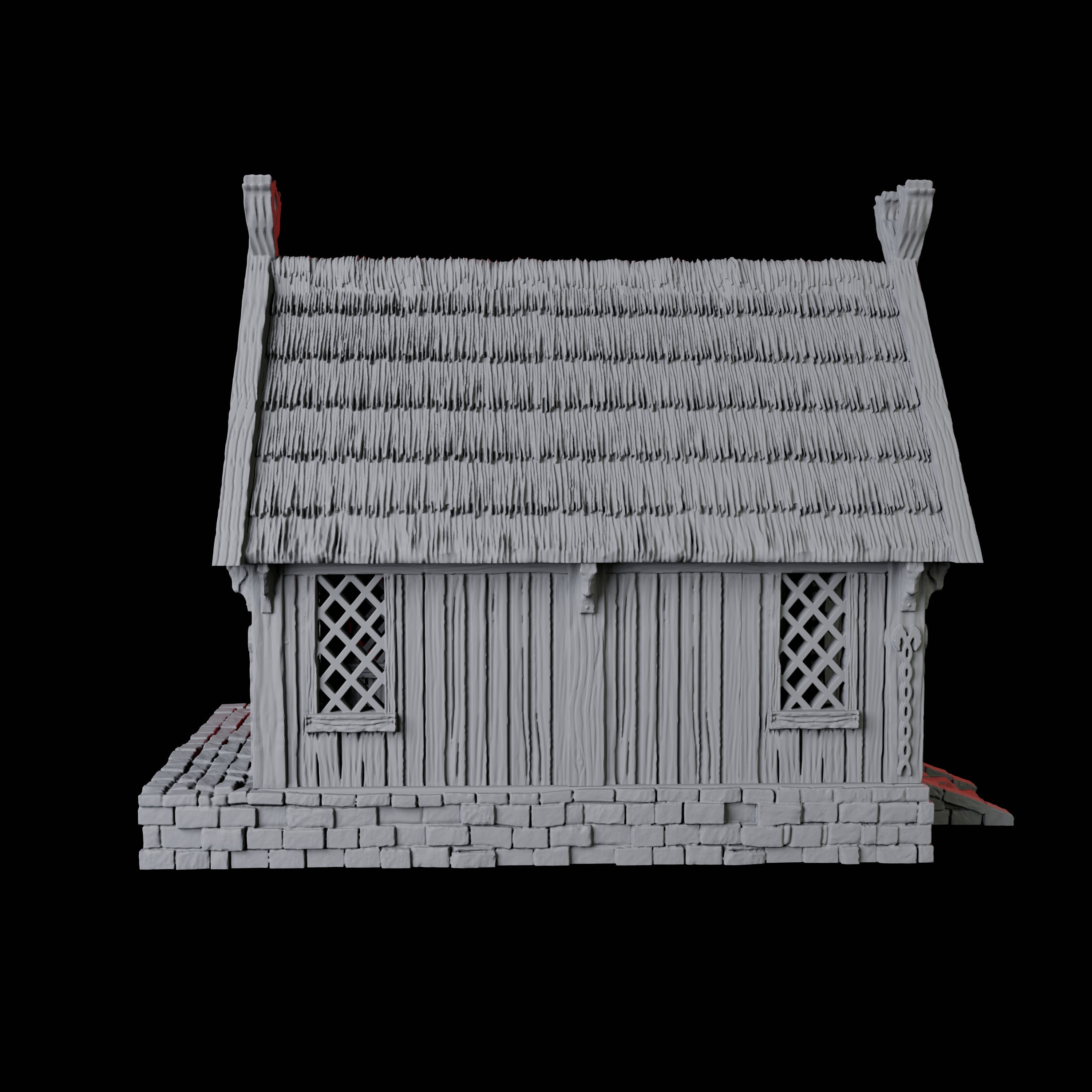 Villager's House - Saxonia Miniature for Dungeons and Dragons, Pathfinder or other TTRPGs