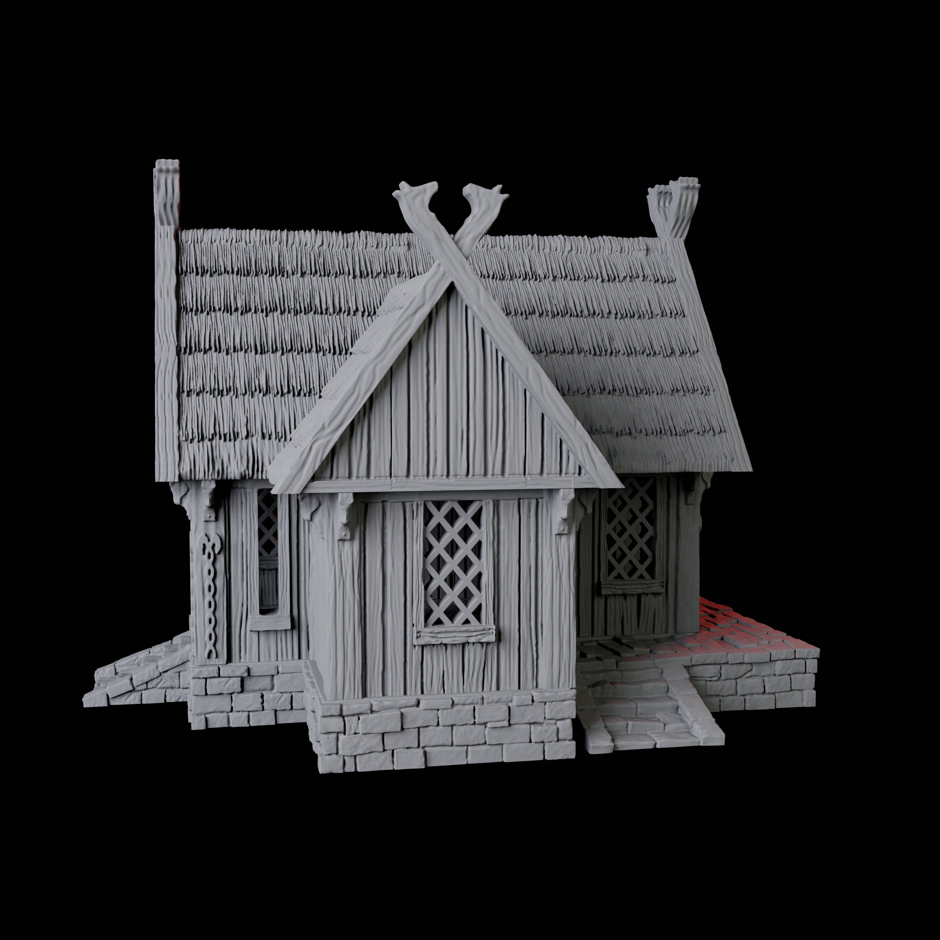 Villager's House - Saxonia Miniature for Dungeons and Dragons, Pathfinder or other TTRPGs