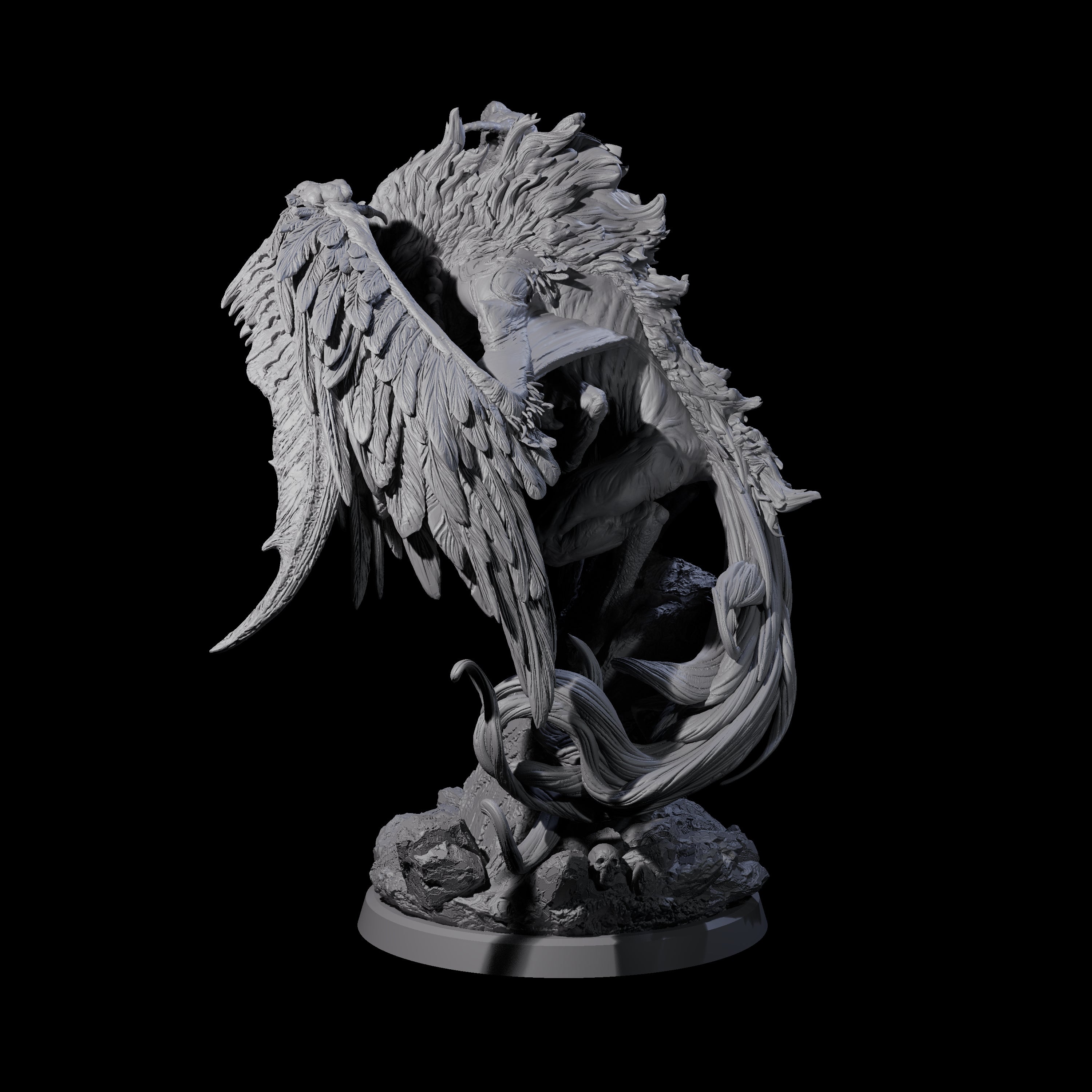 Vindictive Garuda Celestial C Miniature for Dungeons and Dragons, Pathfinder or other TTRPGs