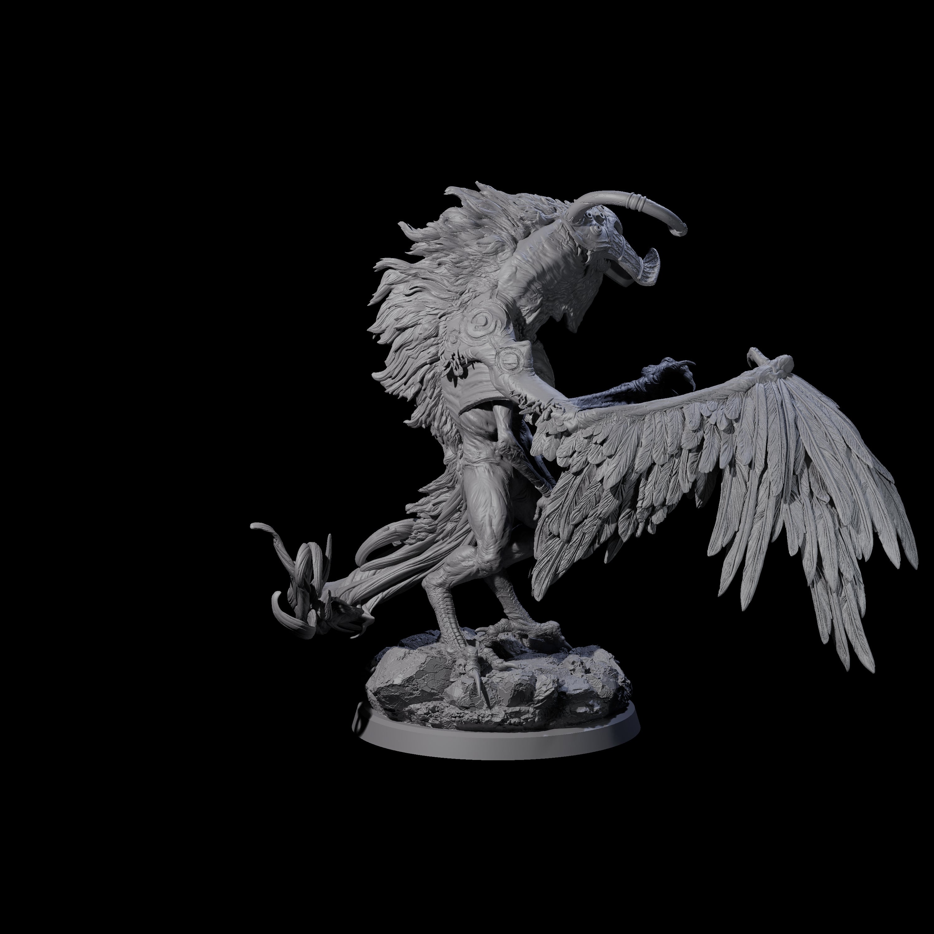 Vindictive Garuda Celestial D Miniature for Dungeons and Dragons, Pathfinder or other TTRPGs