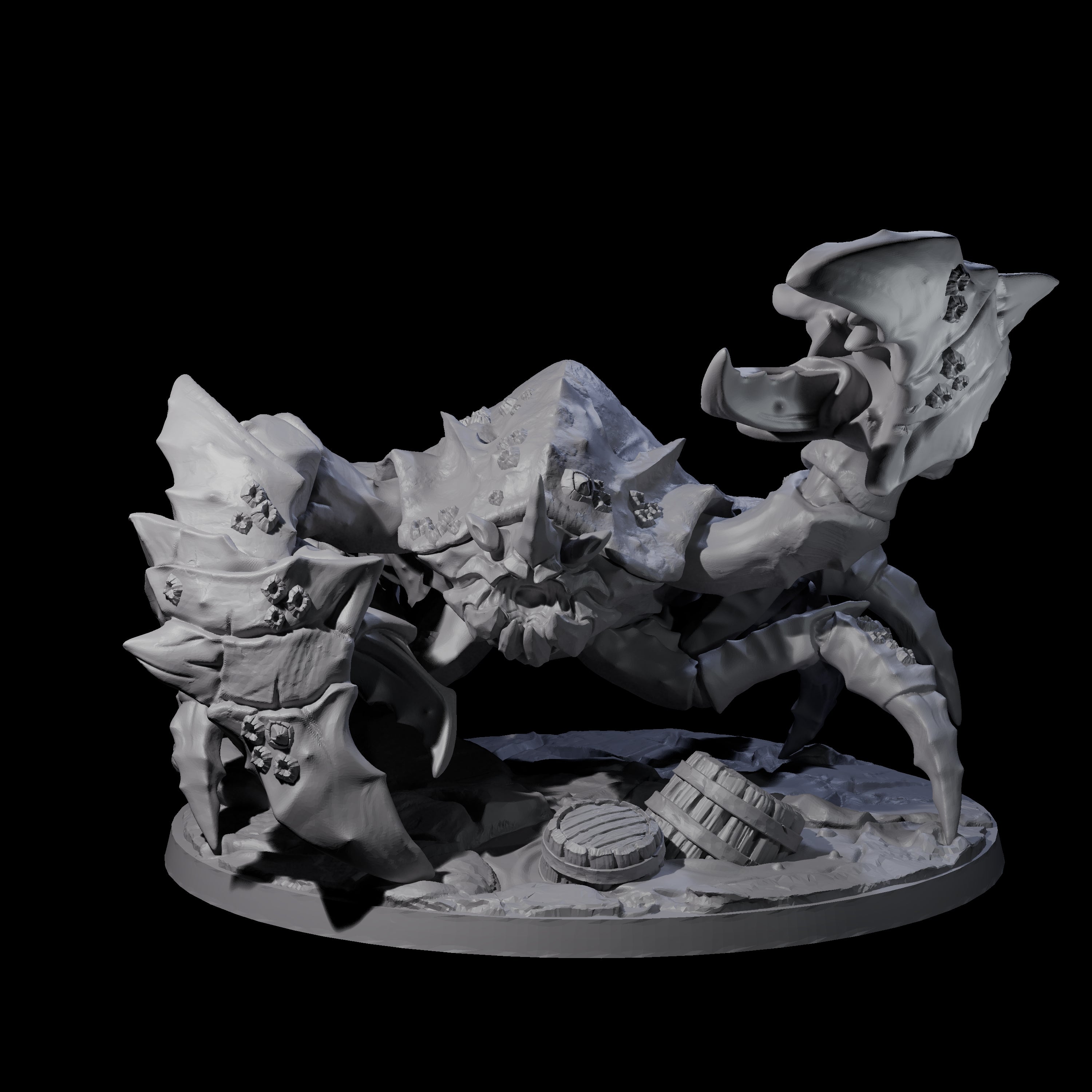 Waddling Giant Crab Miniature for Dungeons and Dragons, Pathfinder or other TTRPGs