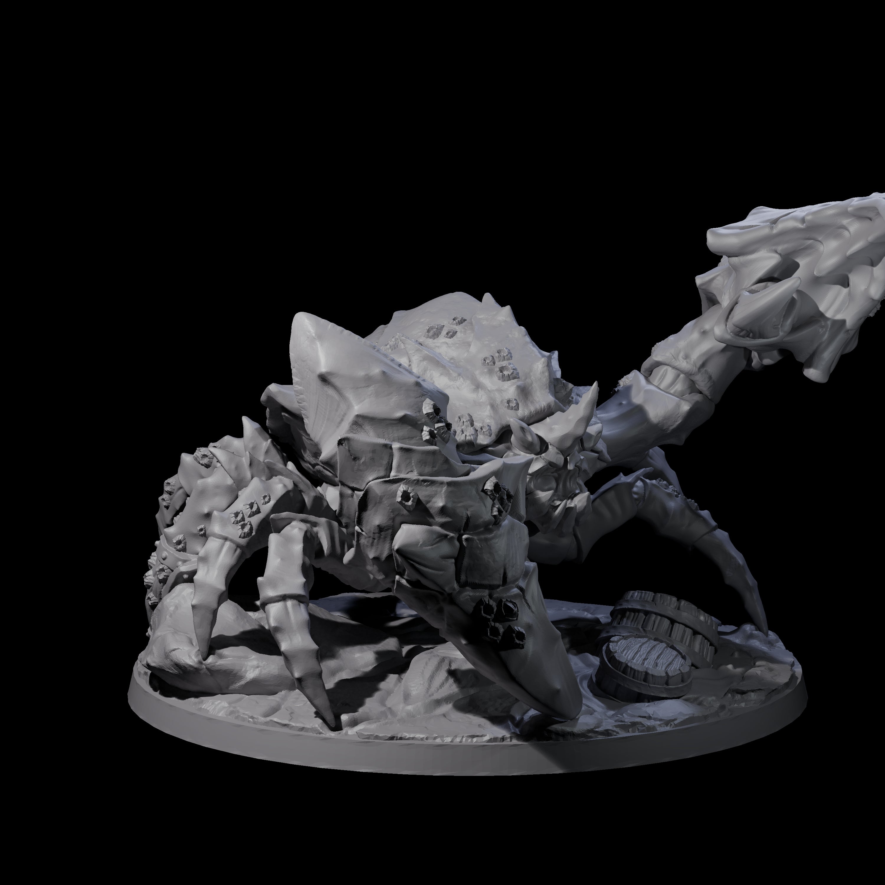 Waddling Giant Crab Miniature for Dungeons and Dragons, Pathfinder or other TTRPGs