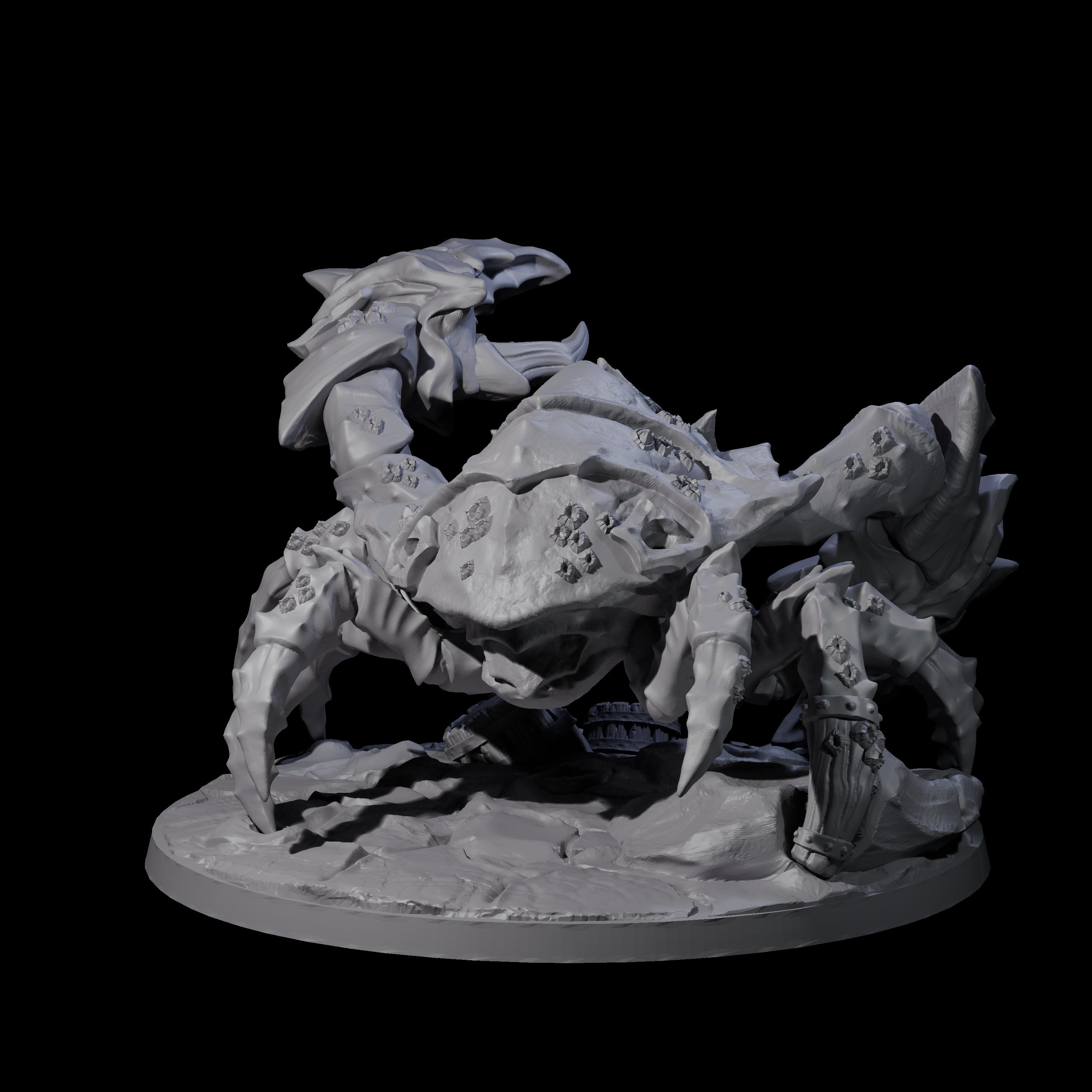 Waddling Giant Crab Miniature for Dungeons and Dragons, Pathfinder or other TTRPGs