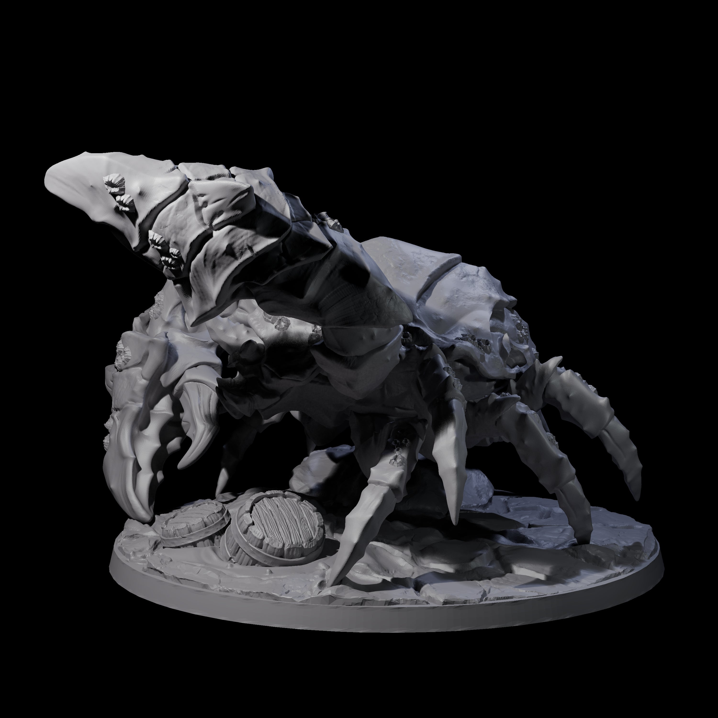 Waddling Giant Crab Miniature for Dungeons and Dragons, Pathfinder or other TTRPGs