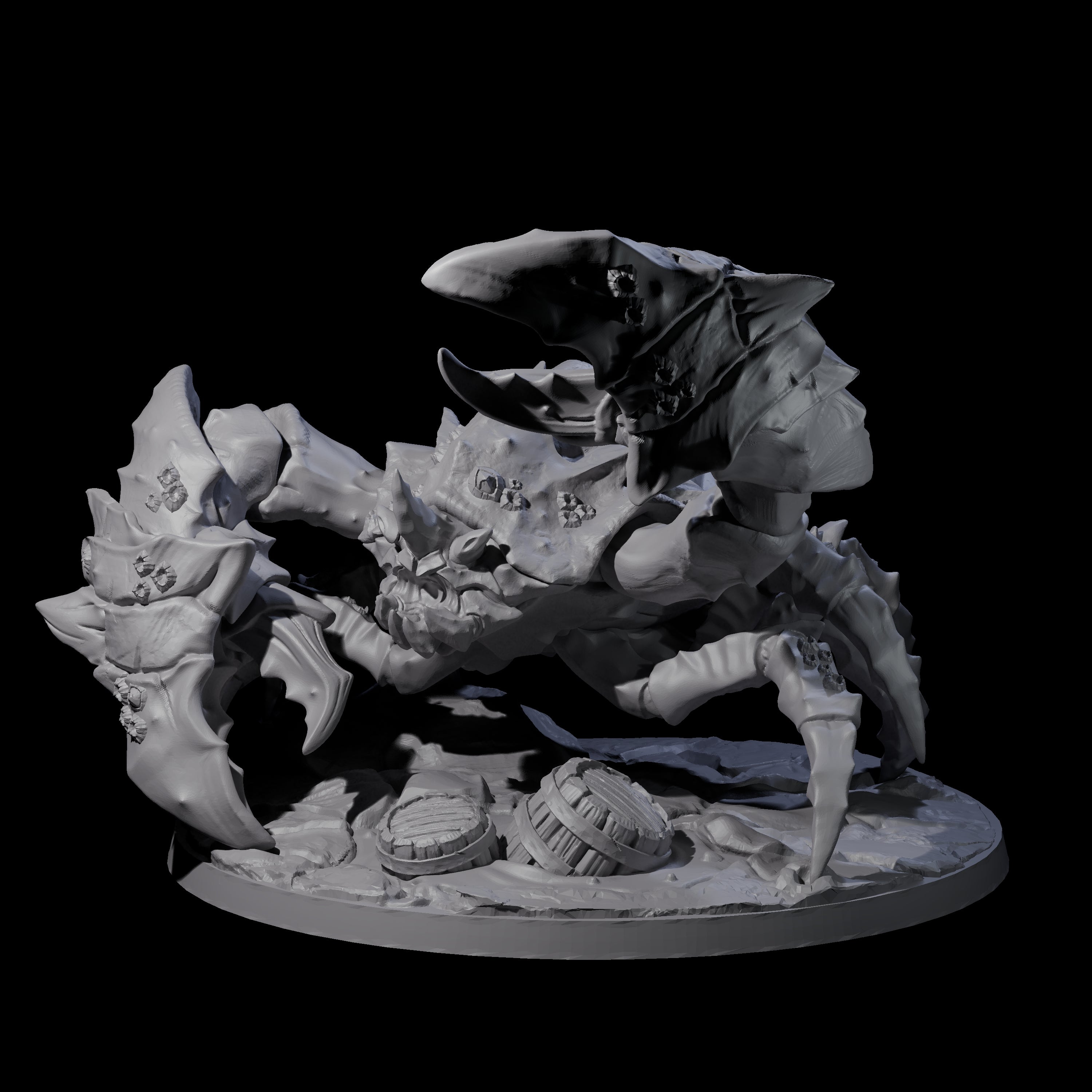 Waddling Giant Crab Miniature for Dungeons and Dragons, Pathfinder or other TTRPGs