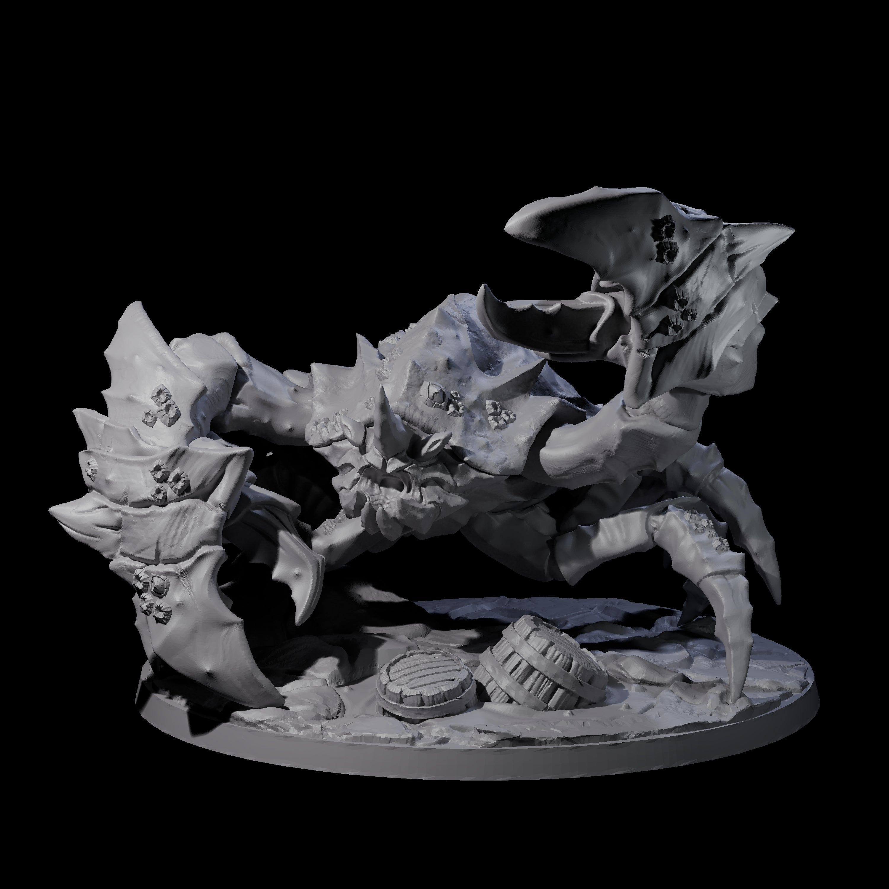 Waddling Giant Crab Miniature for Dungeons and Dragons, Pathfinder or other TTRPGs