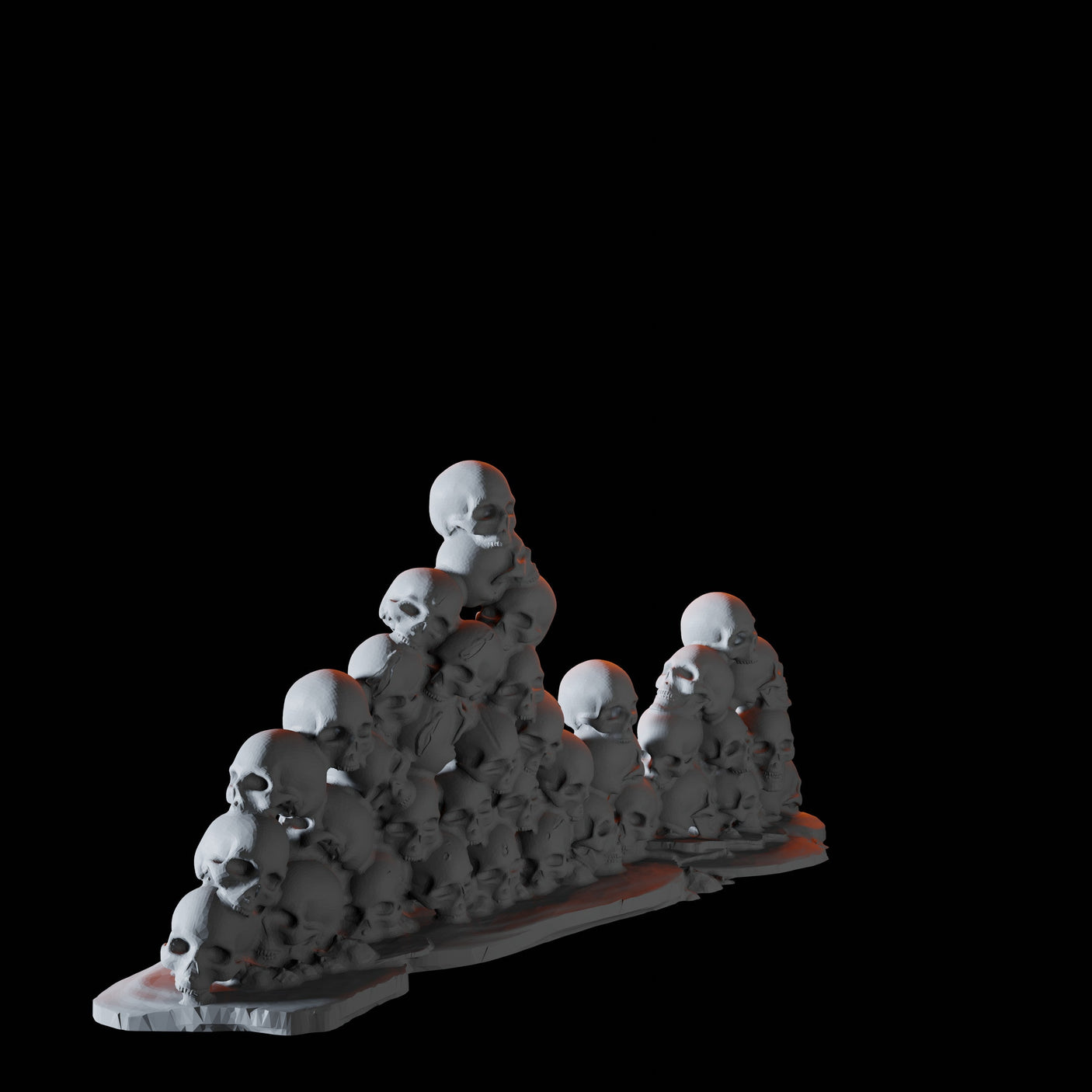 Wall of Skulls Miniature for Dungeons and Dragons, Pathfinder or other TTRPGs