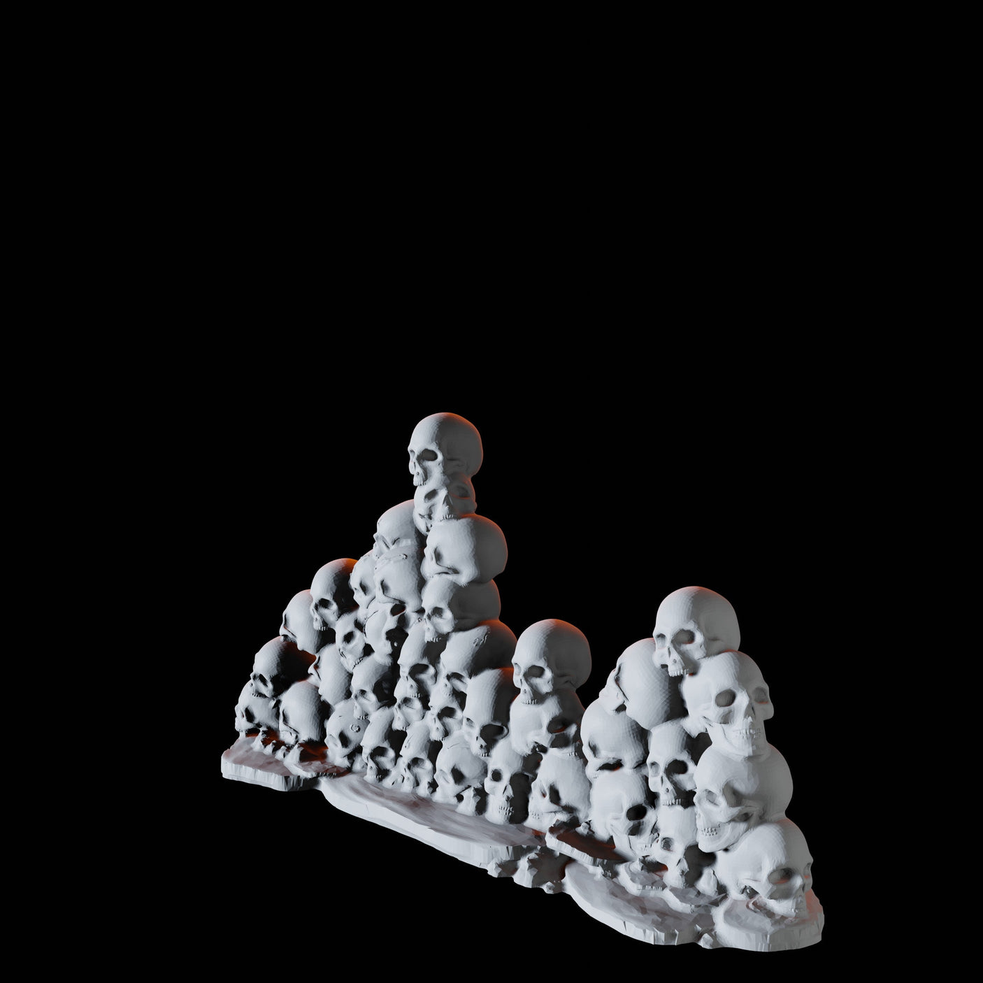 Wall of Skulls Miniature for Dungeons and Dragons, Pathfinder or other TTRPGs