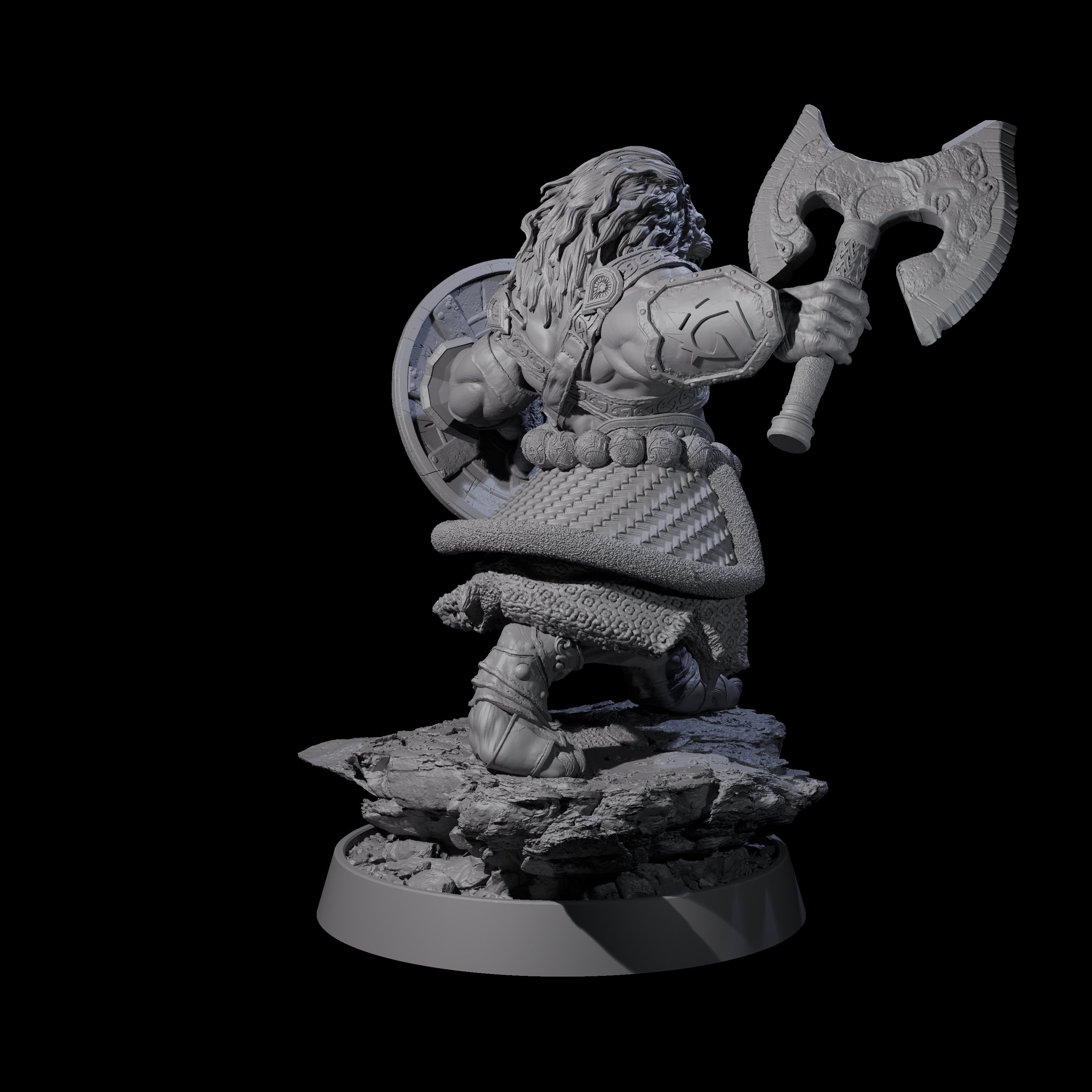 Wandering Leonin Nomad D Miniature for Dungeons and Dragons, Pathfinder or other TTRPGs