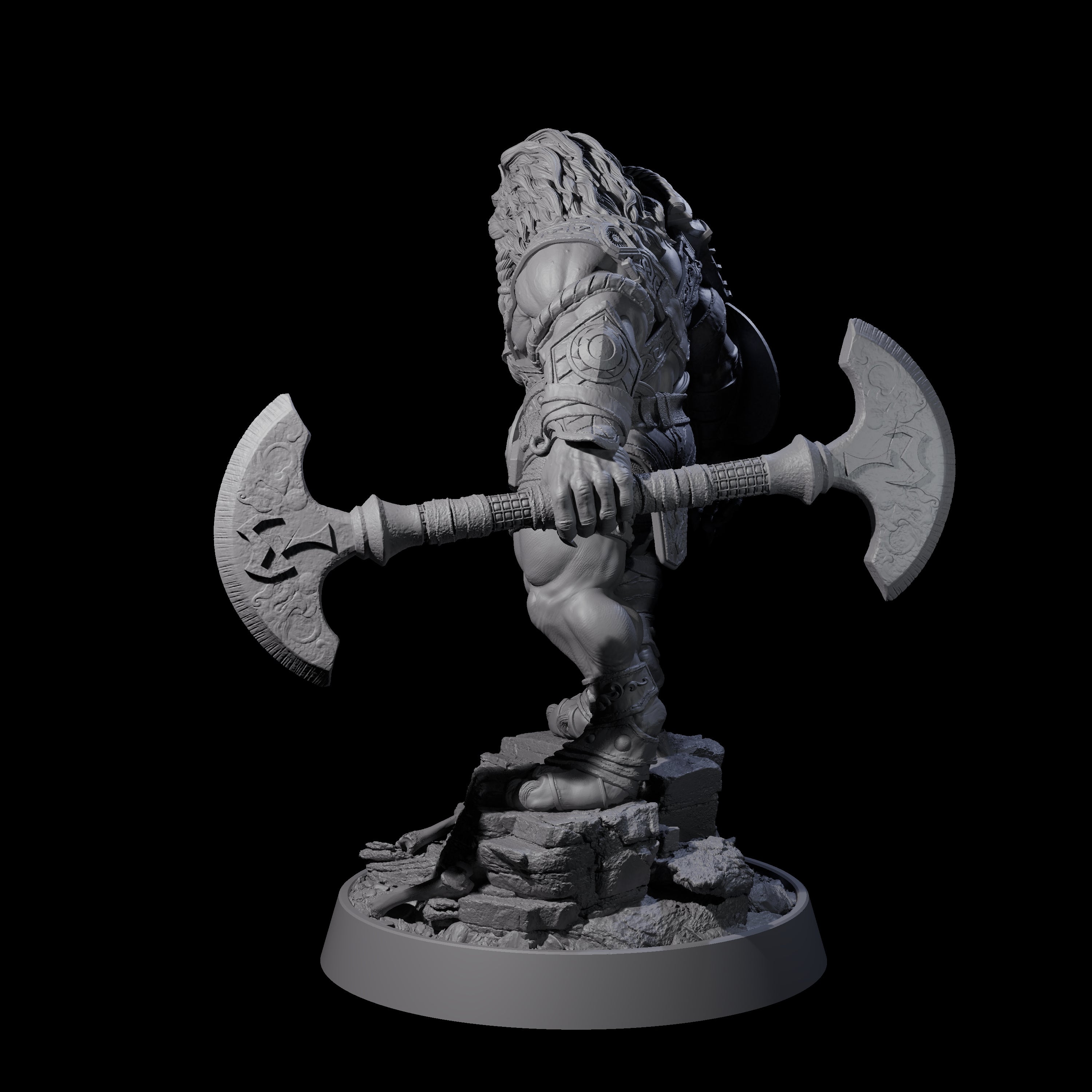 Wandering Leonin Nomad E Miniature for Dungeons and Dragons, Pathfinder or other TTRPGs