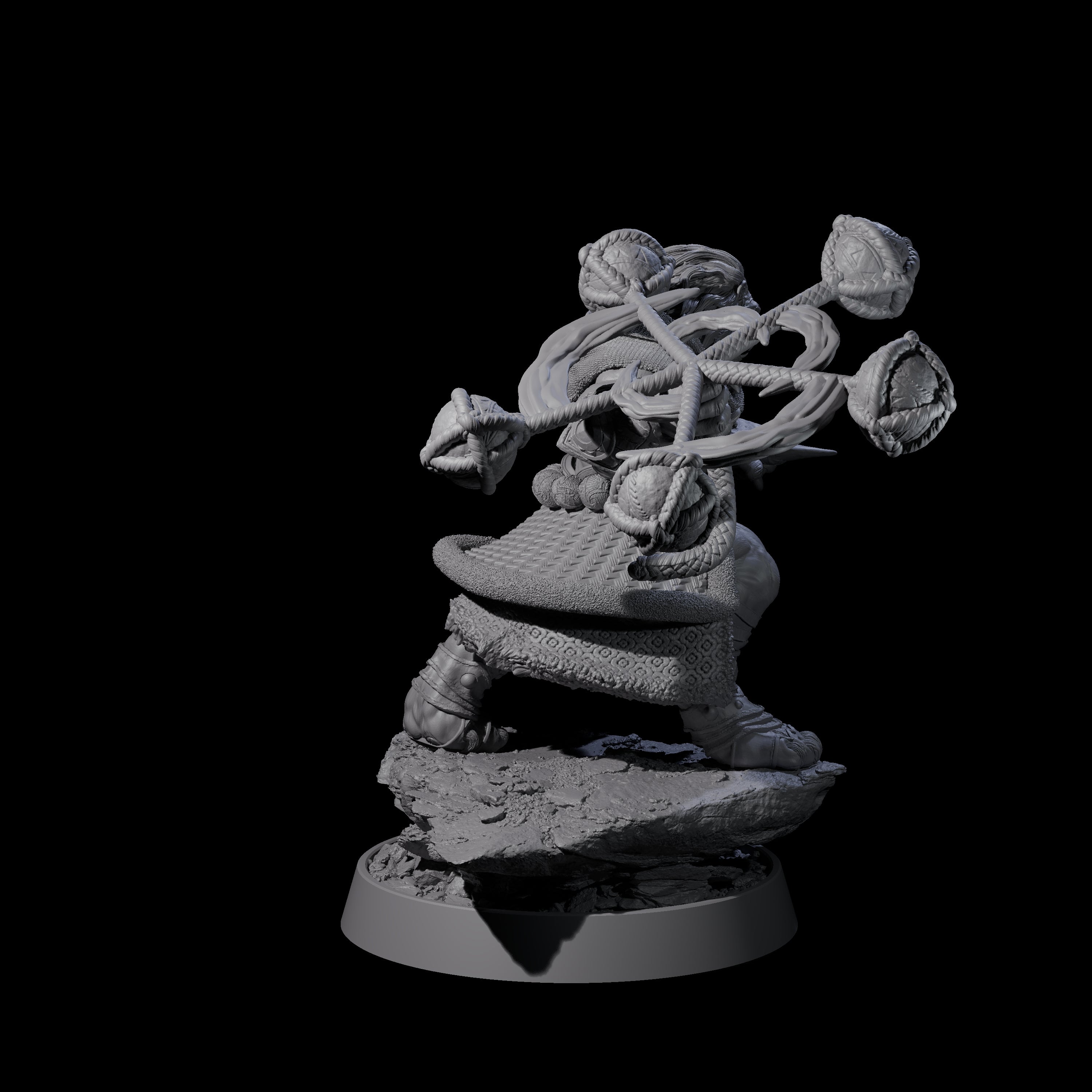 Wandering Leonin Nomad F Miniature for Dungeons and Dragons, Pathfinder or other TTRPGs