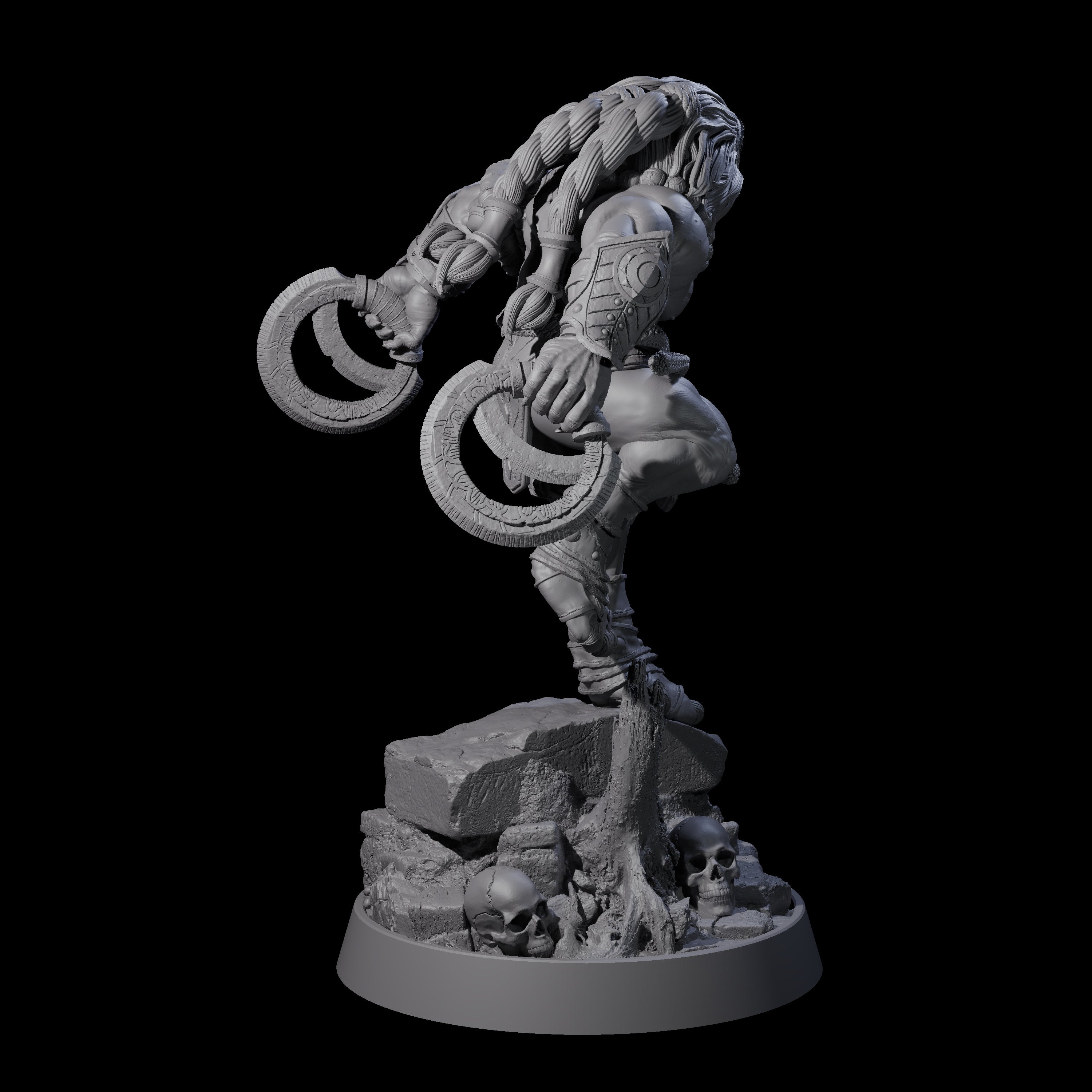 Wandering Leonin Nomad H Miniature for Dungeons and Dragons, Pathfinder or other TTRPGs