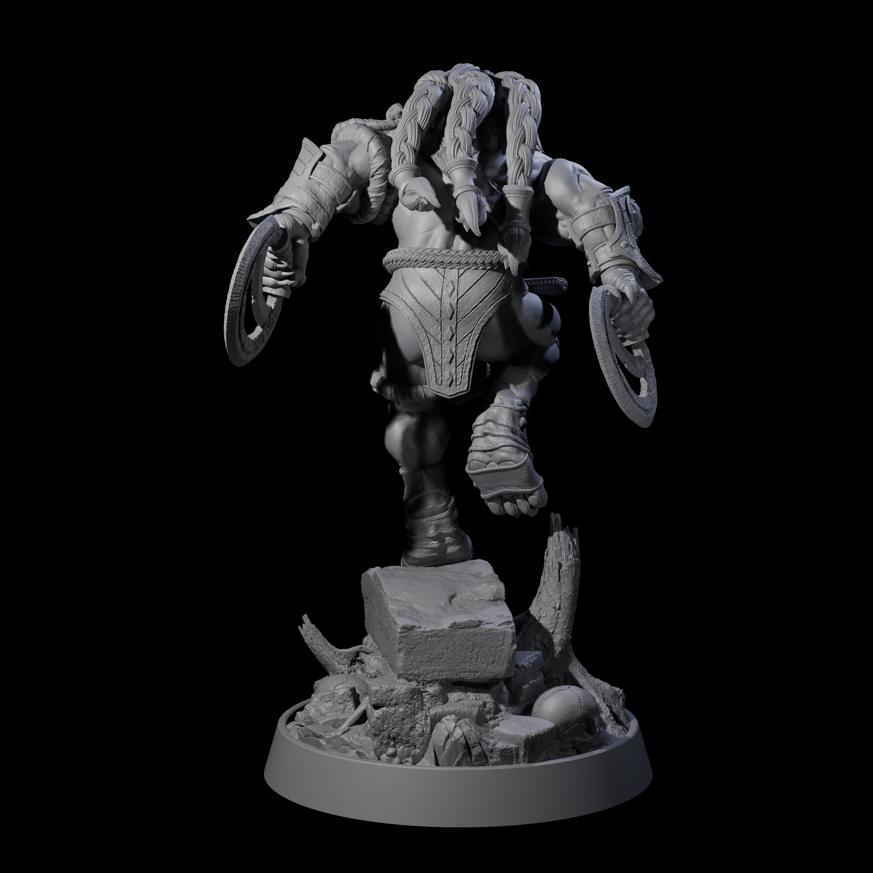 Wandering Leonin Nomad H Miniature for Dungeons and Dragons, Pathfinder or other TTRPGs