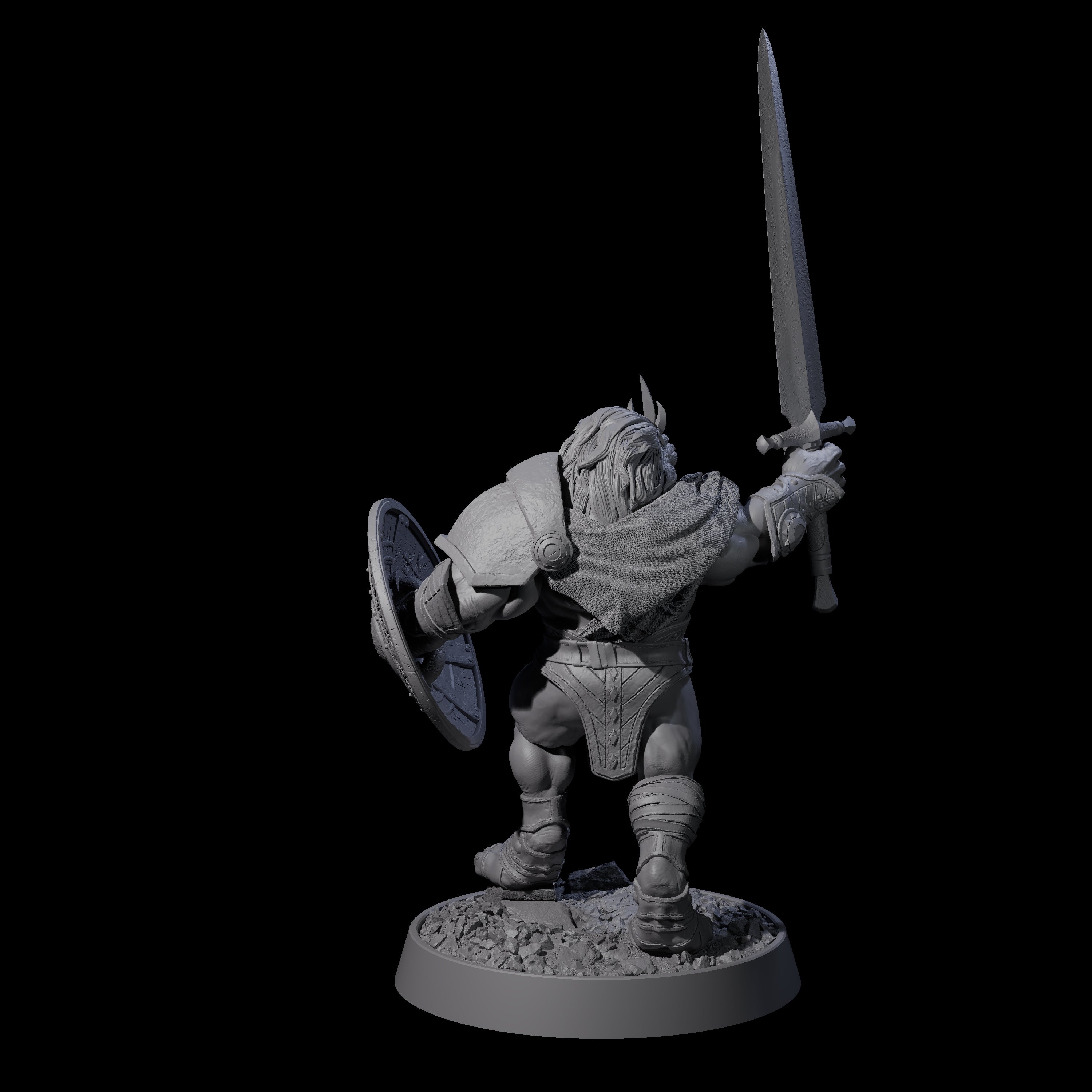 Wandering Leonin Nomad I Miniature for Dungeons and Dragons, Pathfinder or other TTRPGs
