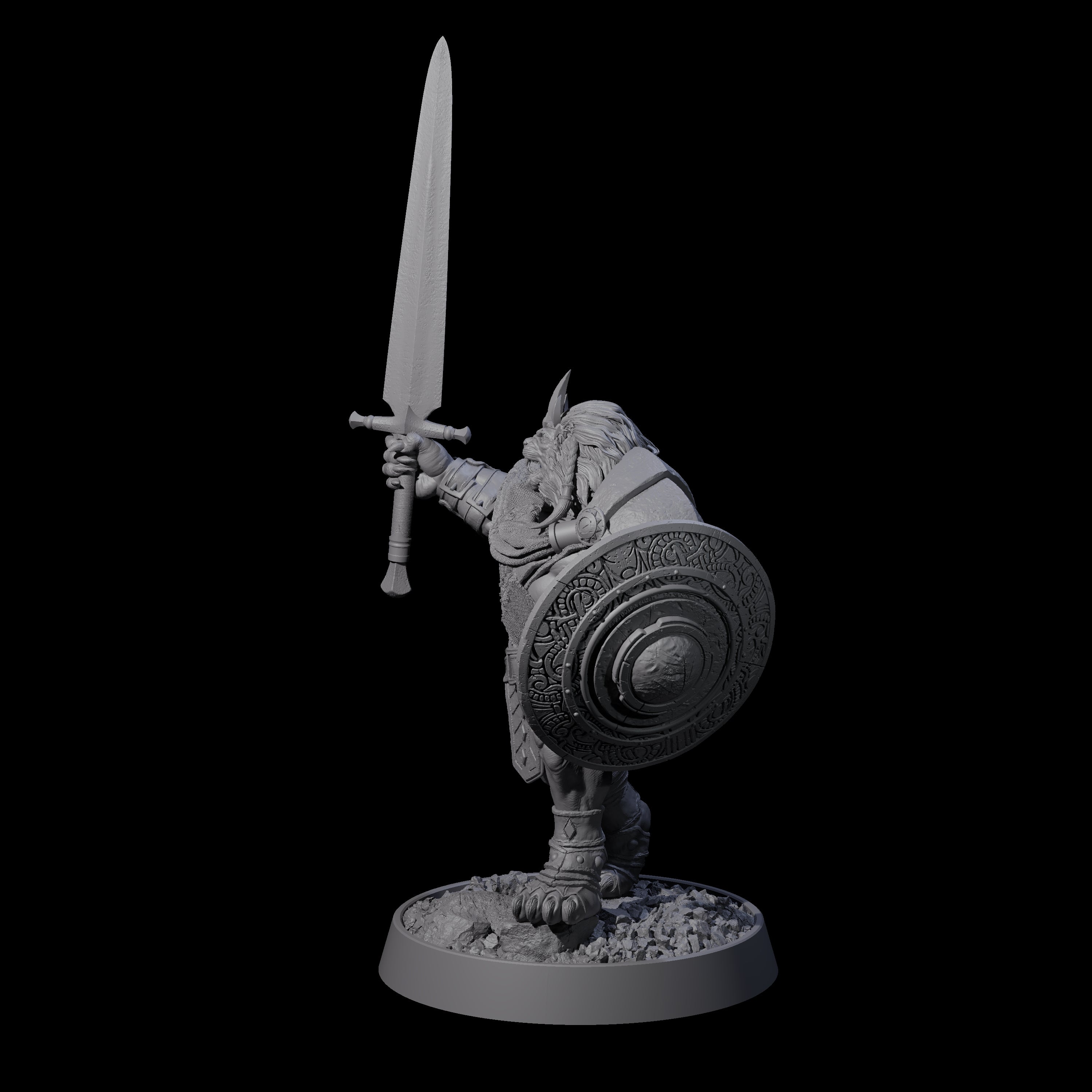 Wandering Leonin Nomad I Miniature for Dungeons and Dragons, Pathfinder or other TTRPGs