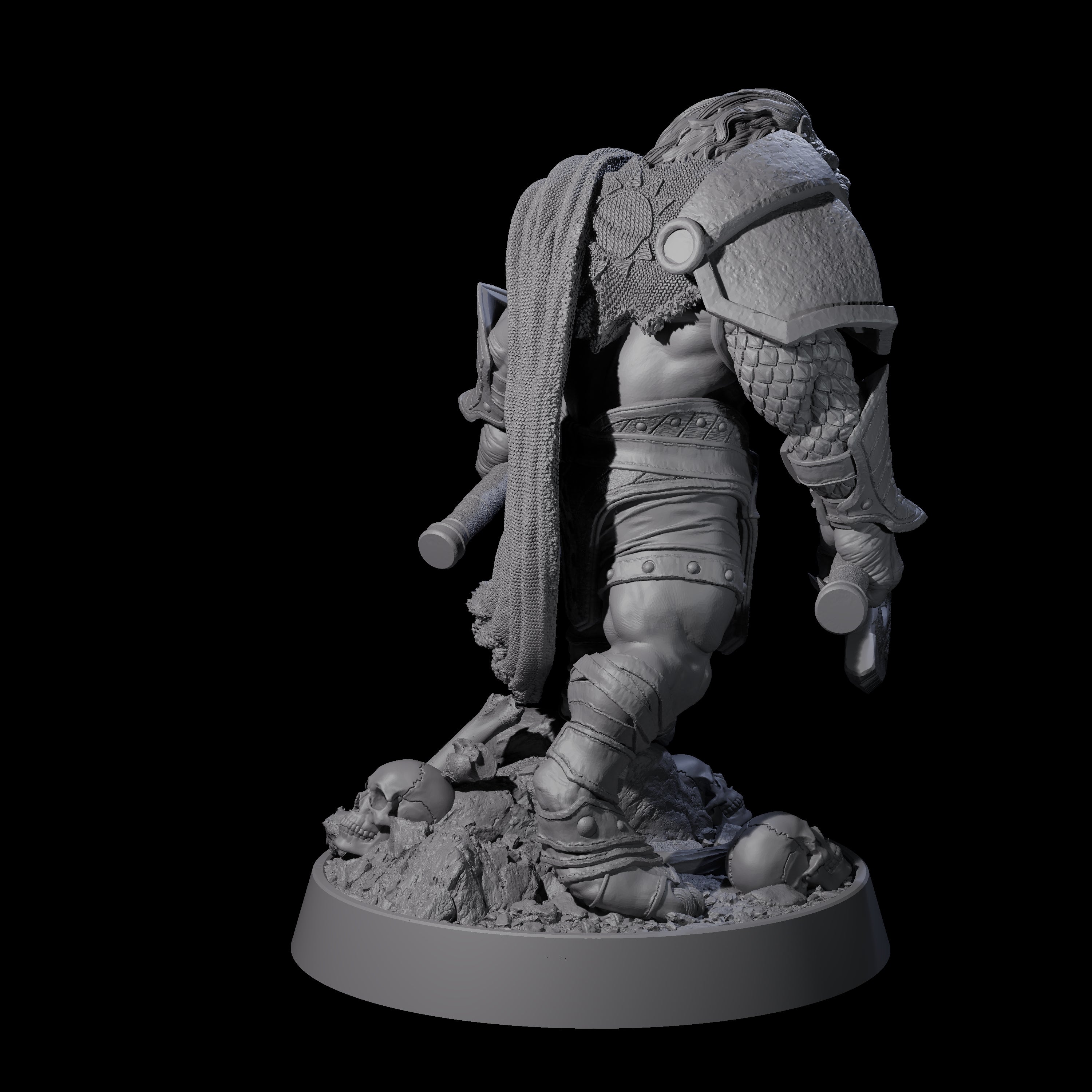 Wandering Leonin Nomad K Miniature for Dungeons and Dragons, Pathfinder or other TTRPGs