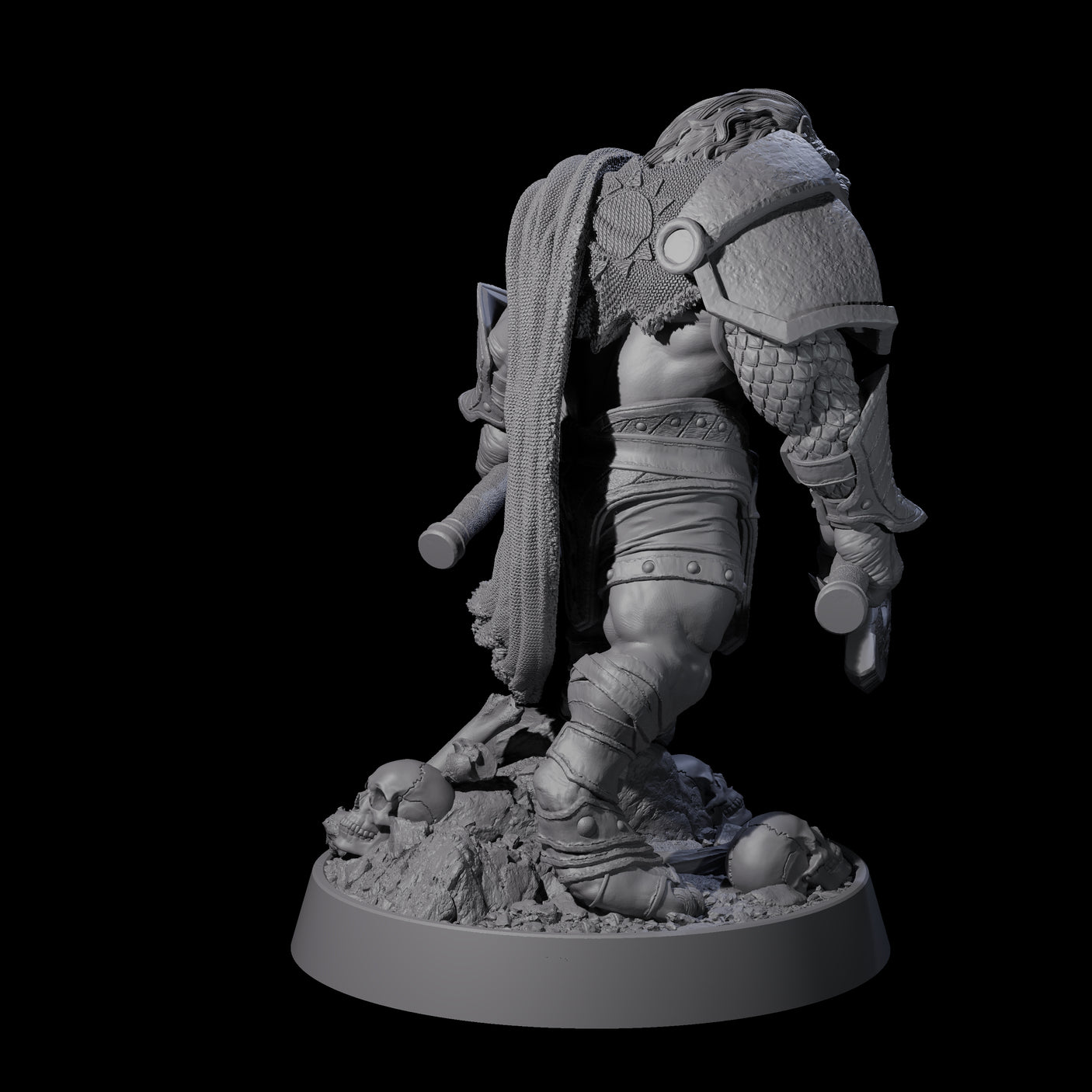 Wandering Leonin Nomad K Miniature for Dungeons and Dragons, Pathfinder or other TTRPGs